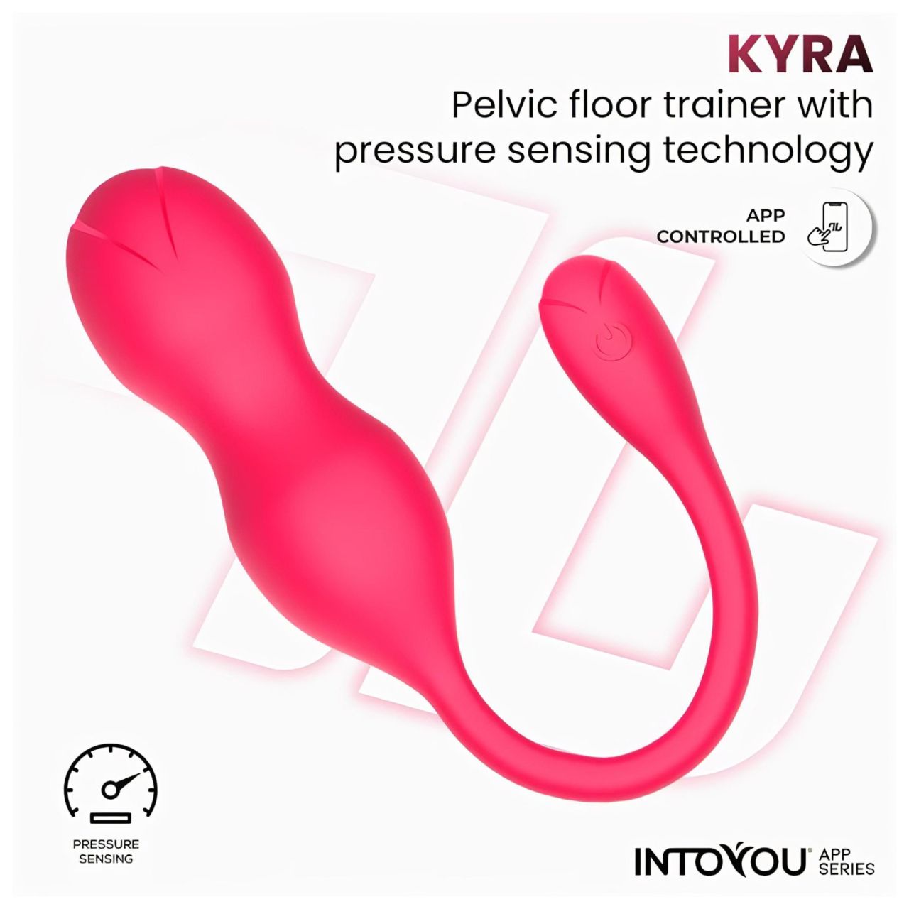 INTOYOU Kyra Pelvic - okos, vibrációs kegel duo (pink) INTOYOU Kyra Pelvic - okos, vibrációs kegel duo (pink)