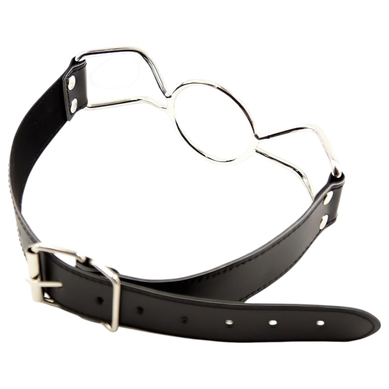 Latetobed - nyitott szájpecek (fekete)