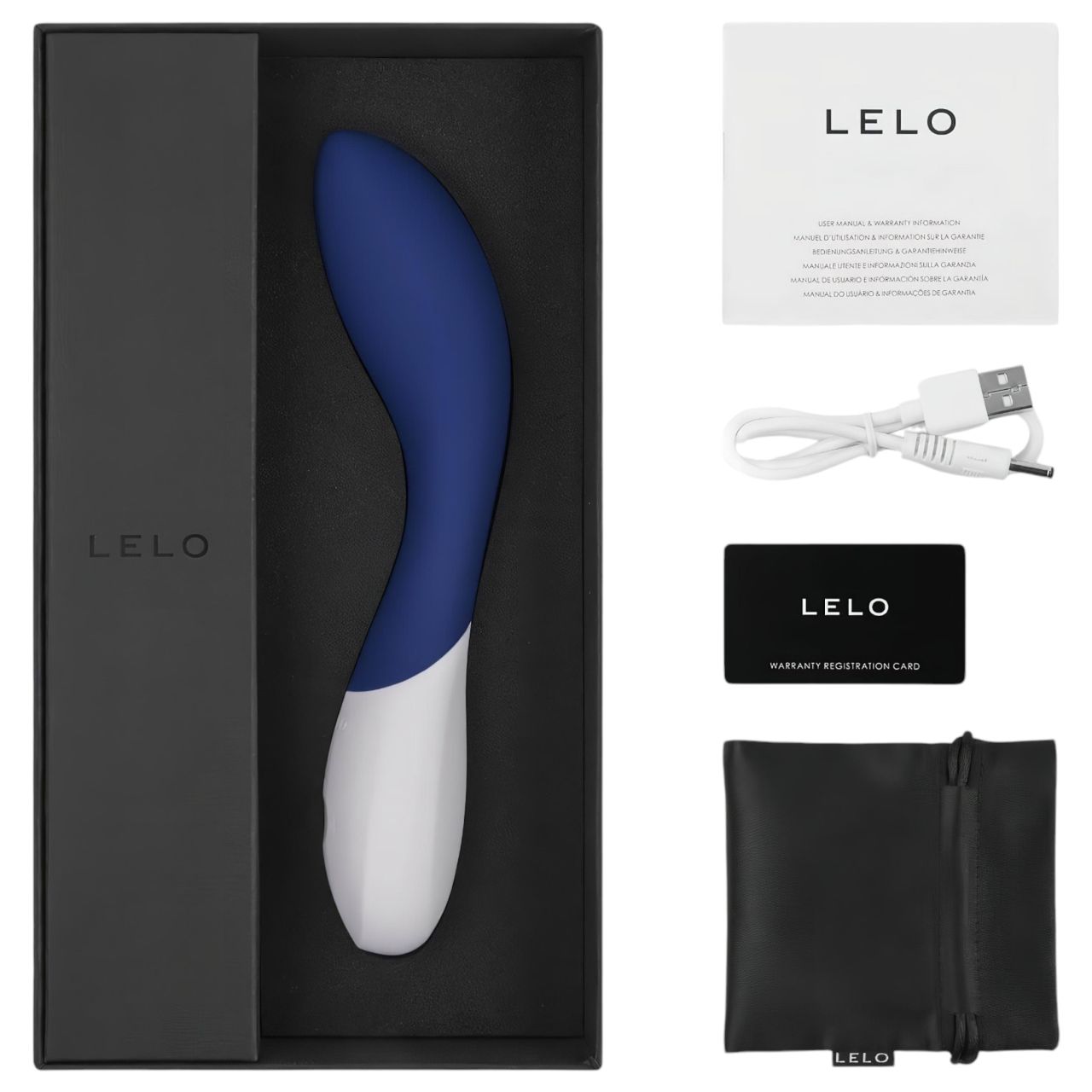 LELO Mona Wave - vízálló G-pont vibrátor (kék) LELO Mona Wave - vízálló G-pont vibrátor (kék)