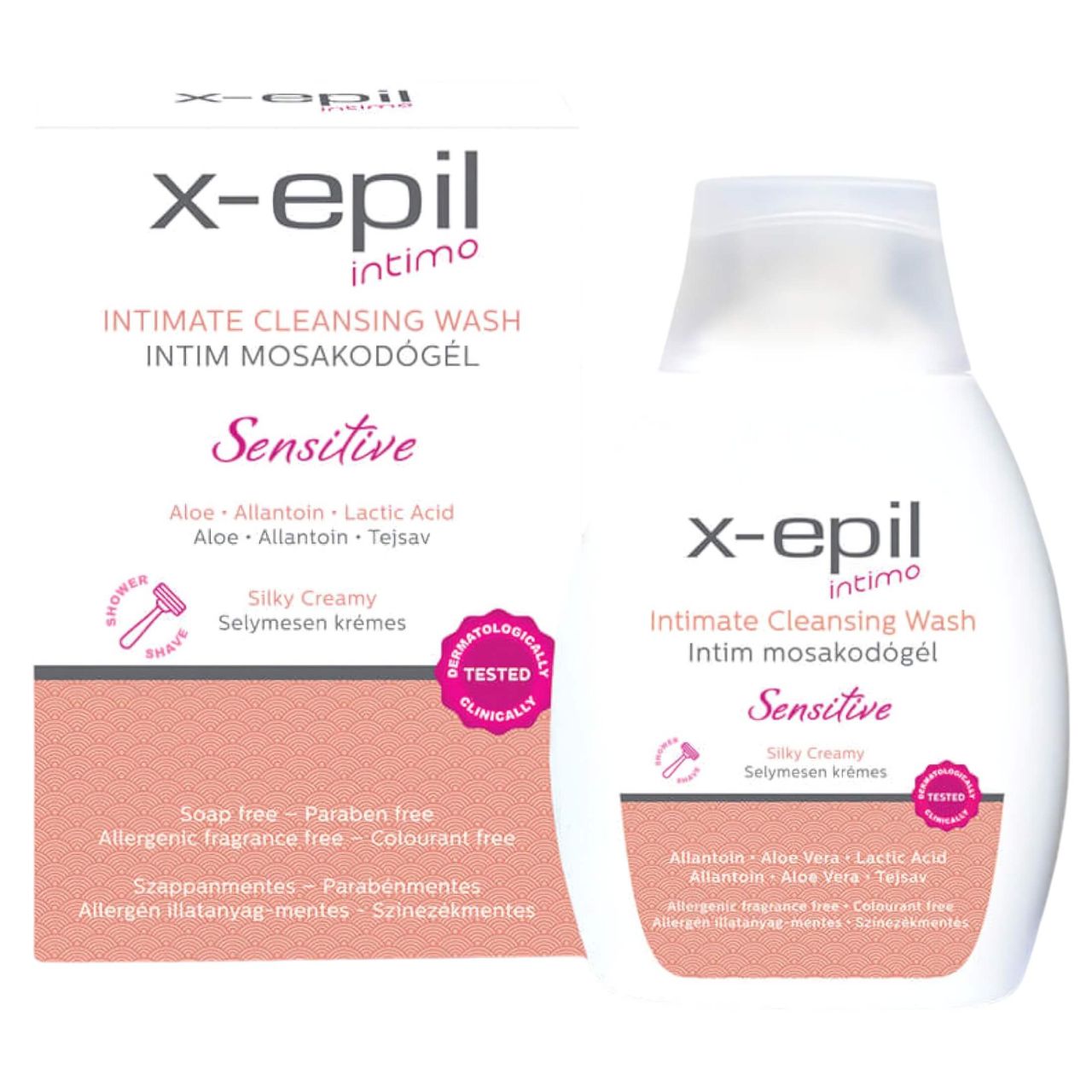 X-Epil Intimo Sensitive - intim mosakodógél (250ml) X-Epil Intimo Sensitive - intim mosakodógél (250ml)