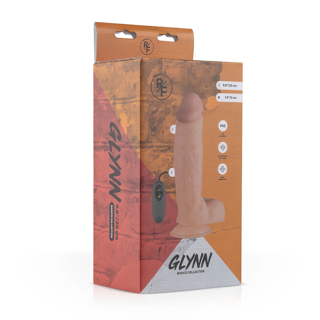 Real Fantasy Glynn - akkus, élethű vibrátor - 25cm (natúr) Real Fantasy Glynn - akkus, élethű vibrátor - 25cm (natúr)