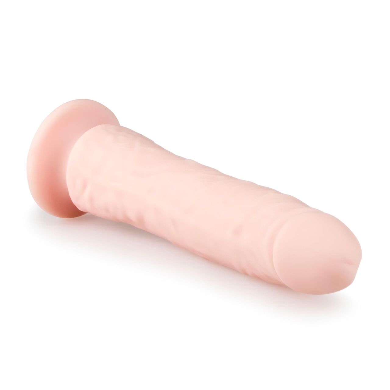 Easytoys - tapadókorongos 100% szilikon dildó (21cm) - natúr Easytoys - tapadókorongos 100% szilikon dildó (21cm) - natúr