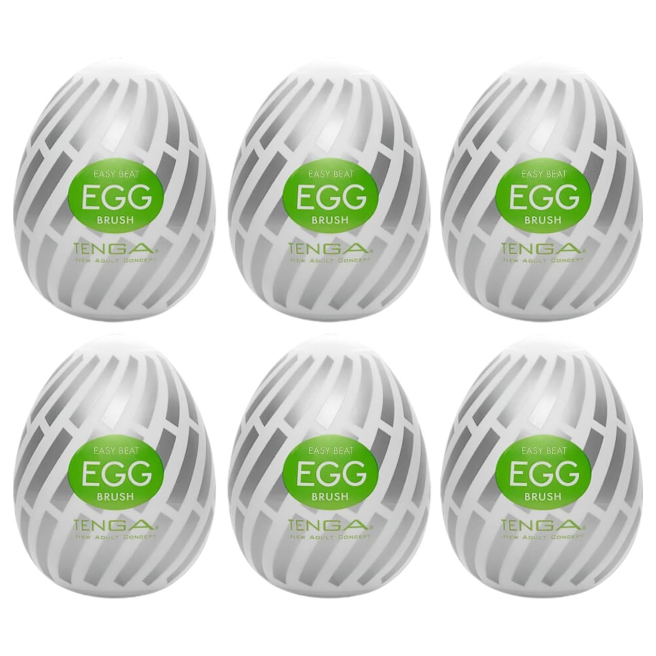TENGA Egg Brush - tojás maszturbátor (6db) TENGA Egg Brush - tojás maszturbátor (6db)