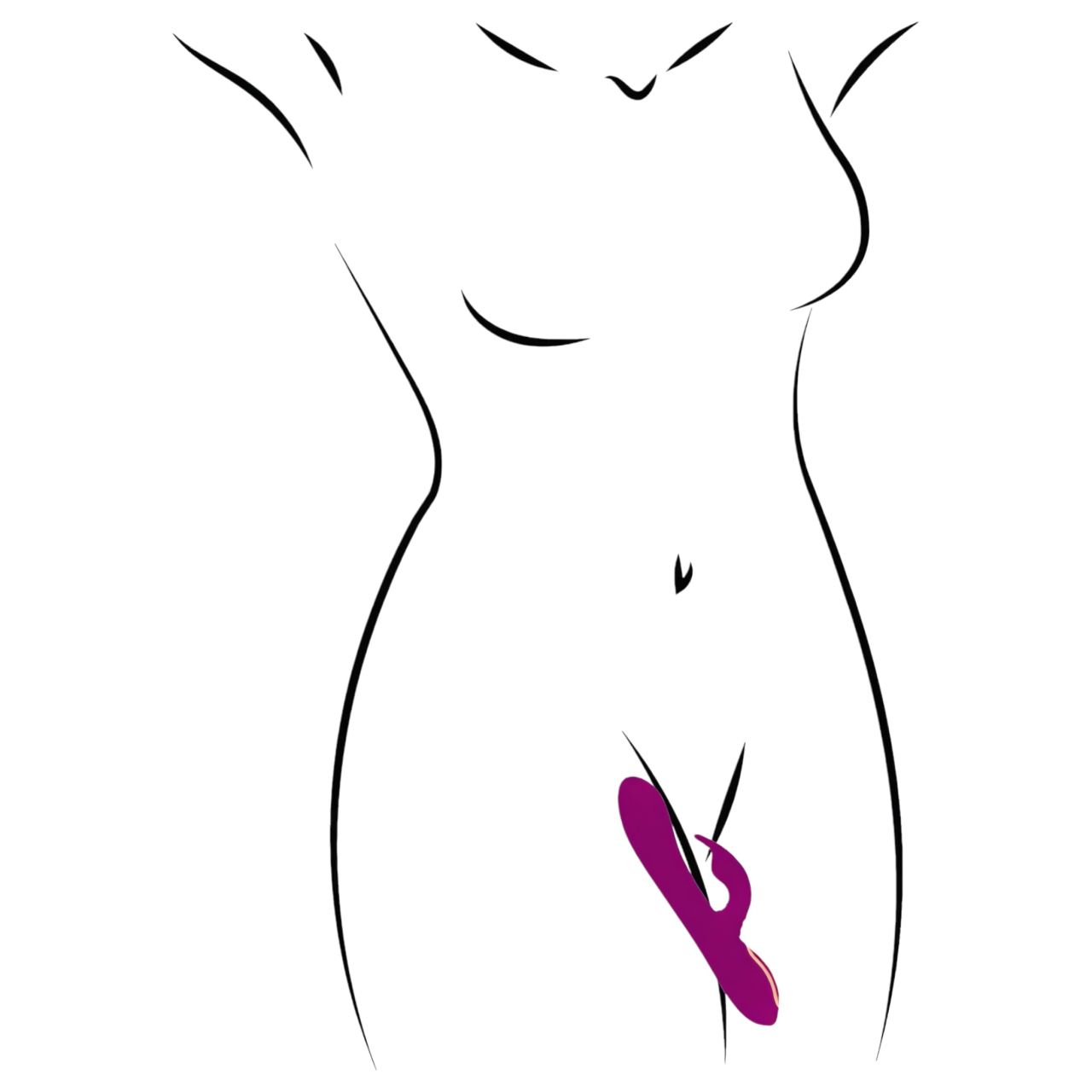 Javida - 3in1 gyöngyös-forgó vibrátor (lila) Javida - 3in1 gyöngyös-forgó vibrátor (lila)