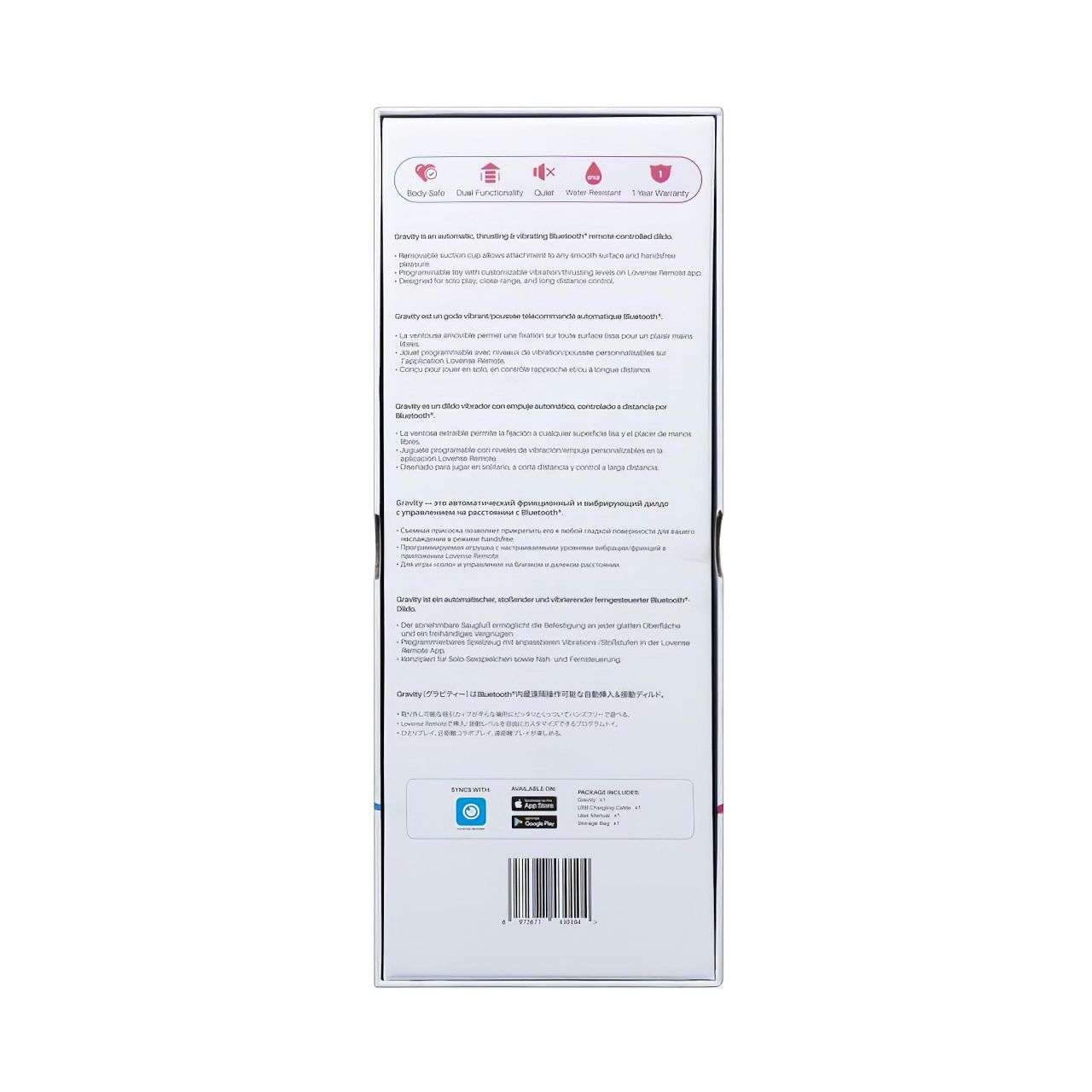 LOVENSE Gravity - akkus, lökő vibrátor (piros) LOVENSE Gravity - akkus, lökő vibrátor (piros)