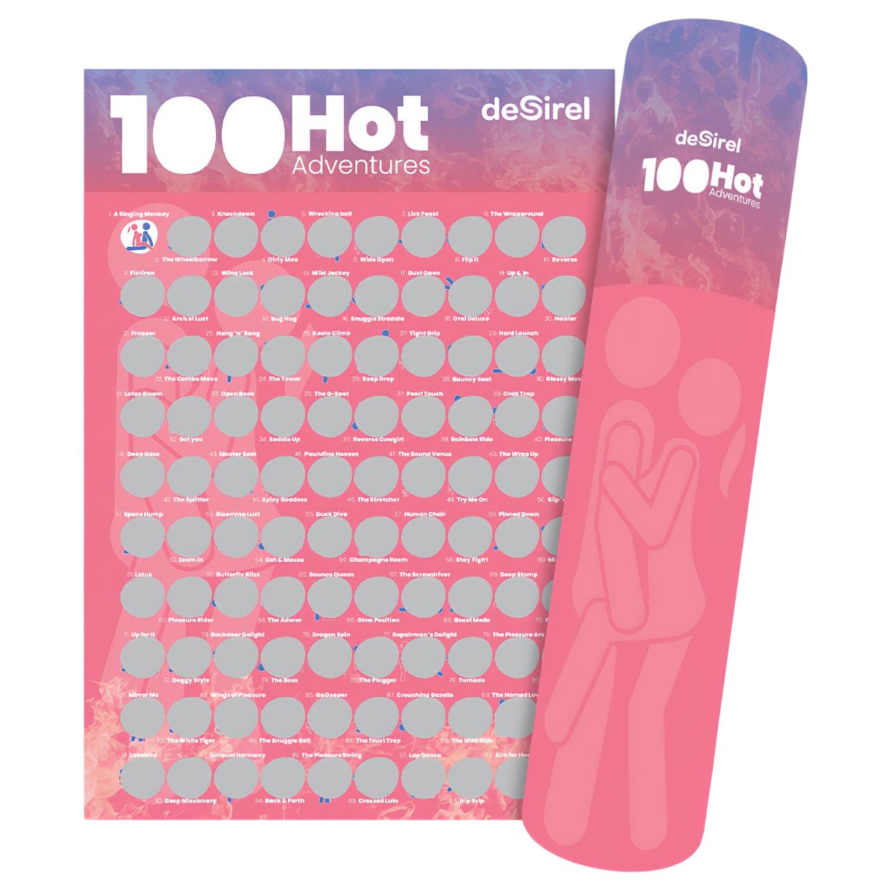 Desirel - 100 szexpóz kaparós poszter társasjáték (angol) Desirel - 100 szexpóz kaparós poszter társasjáték (angol)