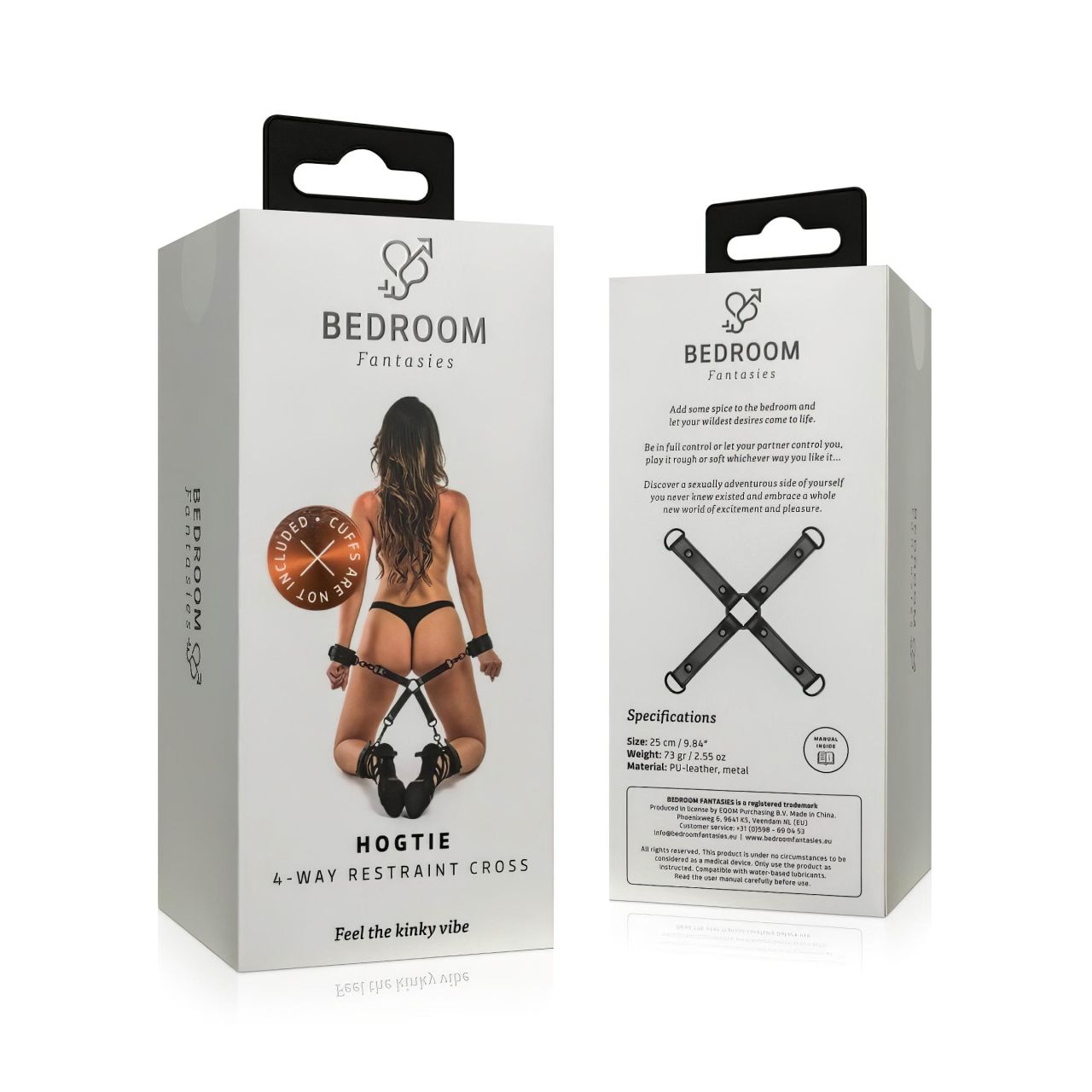 Bedroom Fantasies - kötöző kereszt (fekete) Bedroom Fantasies - kötöző kereszt (fekete)