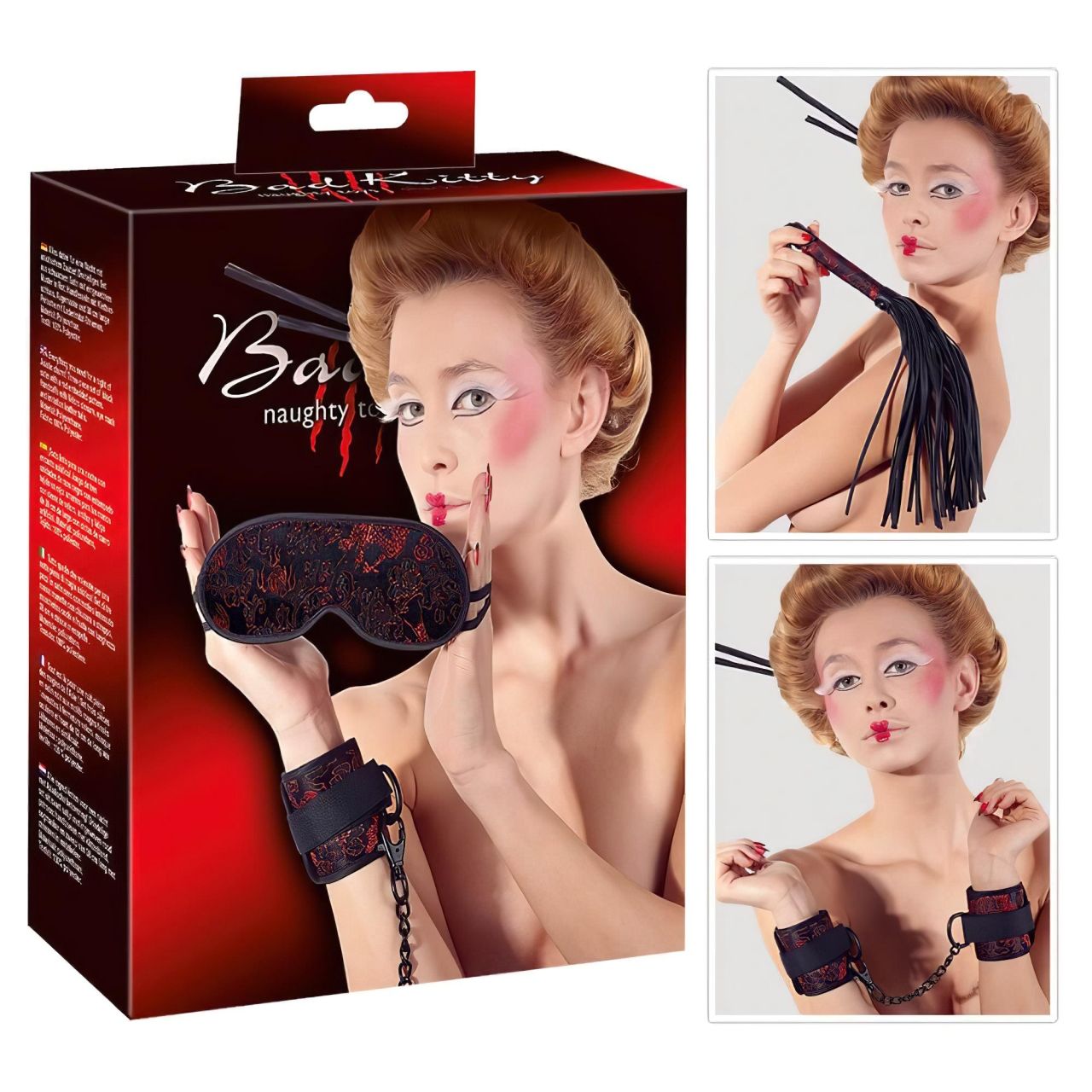 Bad Kitty - ázsia szett (vörös-fekete) Bad Kitty - ázsia szett (vörös-fekete)