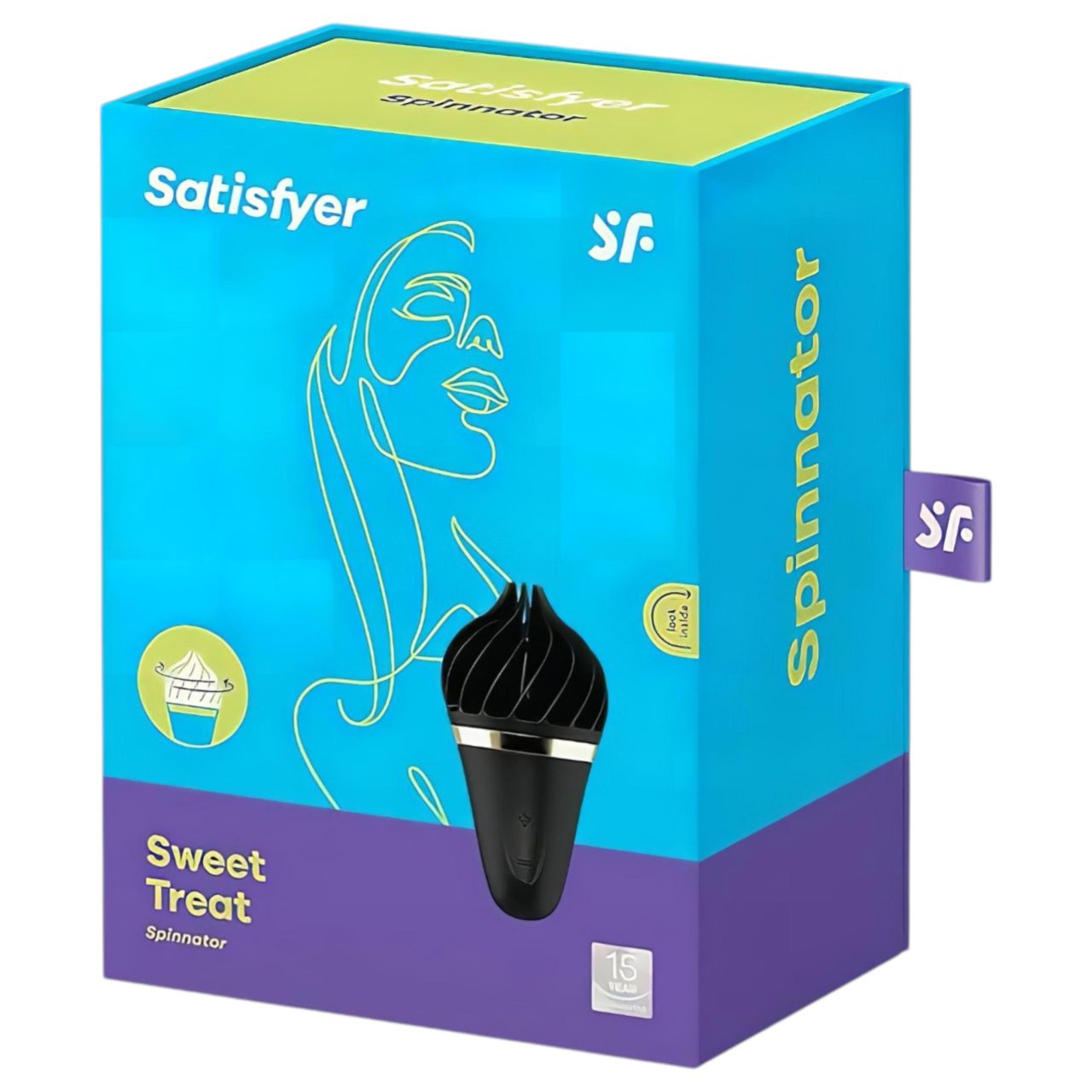 Satisfyer Sweet Treat - akkus, forgó csikló vibrátor, csiklóizgató (fekete) Satisfyer Sweet Treat - akkus, forgó csikló vibrátor, csiklóizgató (fekete)