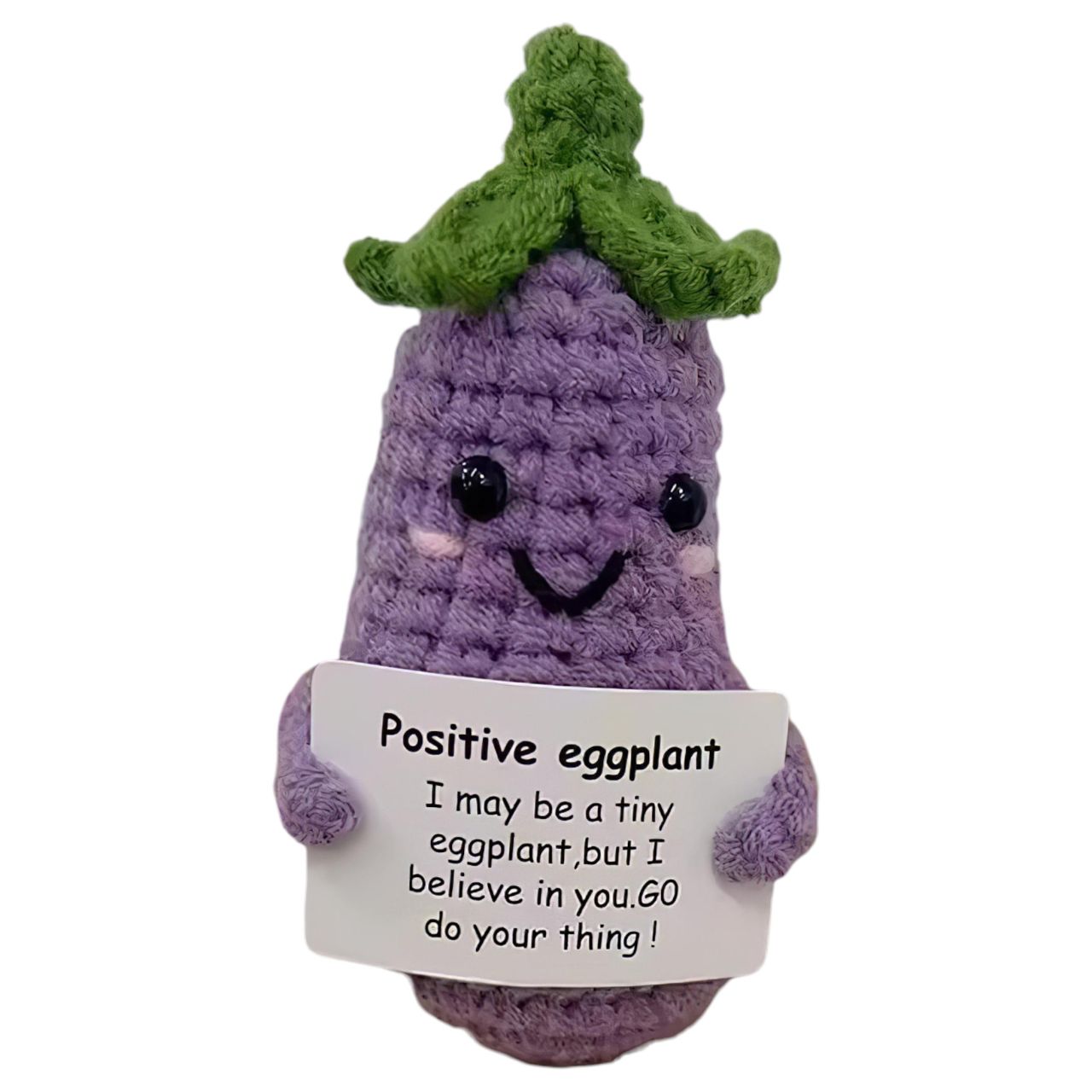 Pozitív padlizsán - kötött (lila)