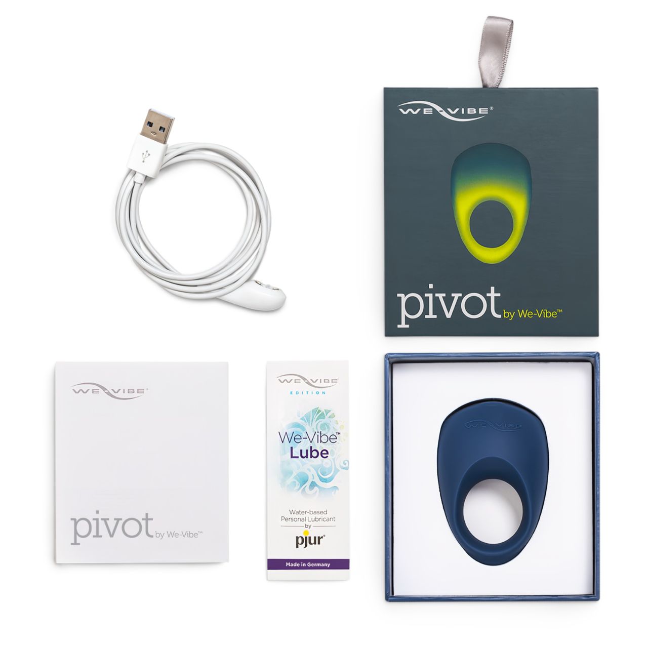 We-Vibe Pivot 2 - okos vibrációs péniszgyűrű (kék)