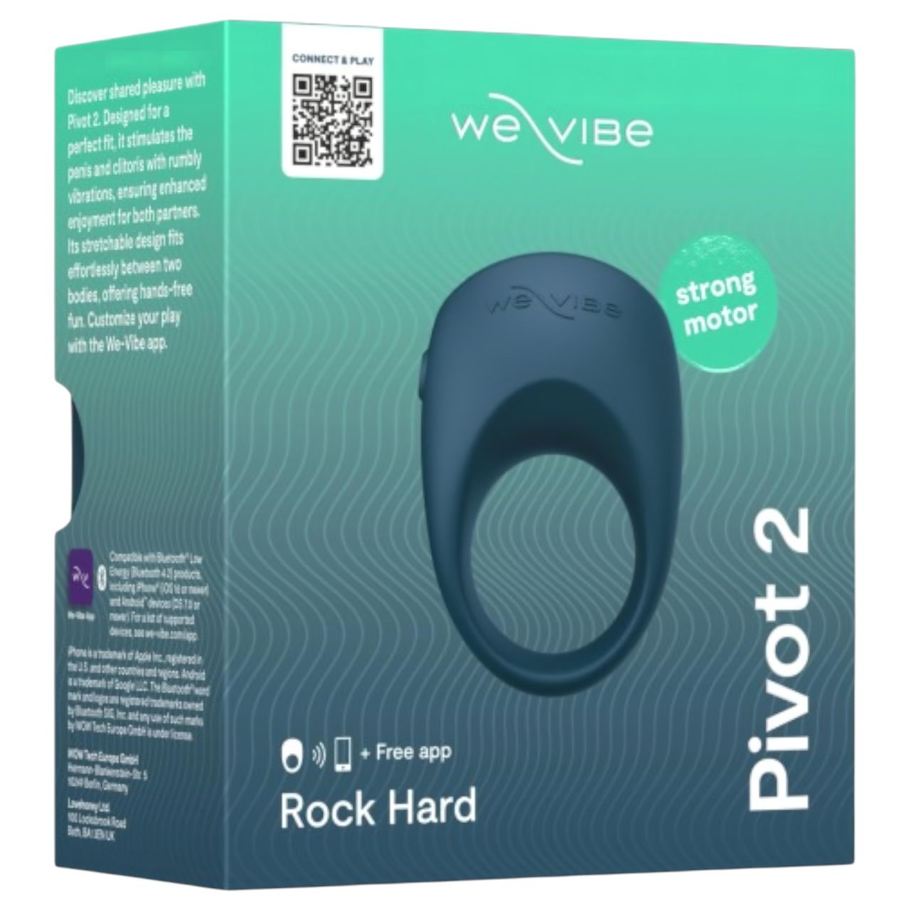 We-Vibe Pivot 2 - okos vibrációs péniszgyűrű (kék)
