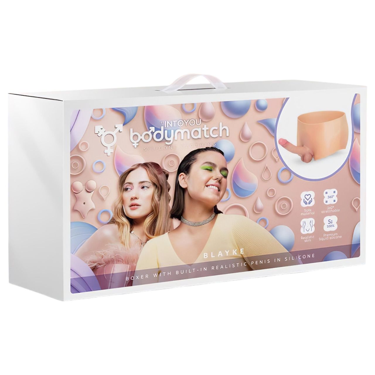 INTOYOU - felcsatolható realisztikus műpénisz (natúr)