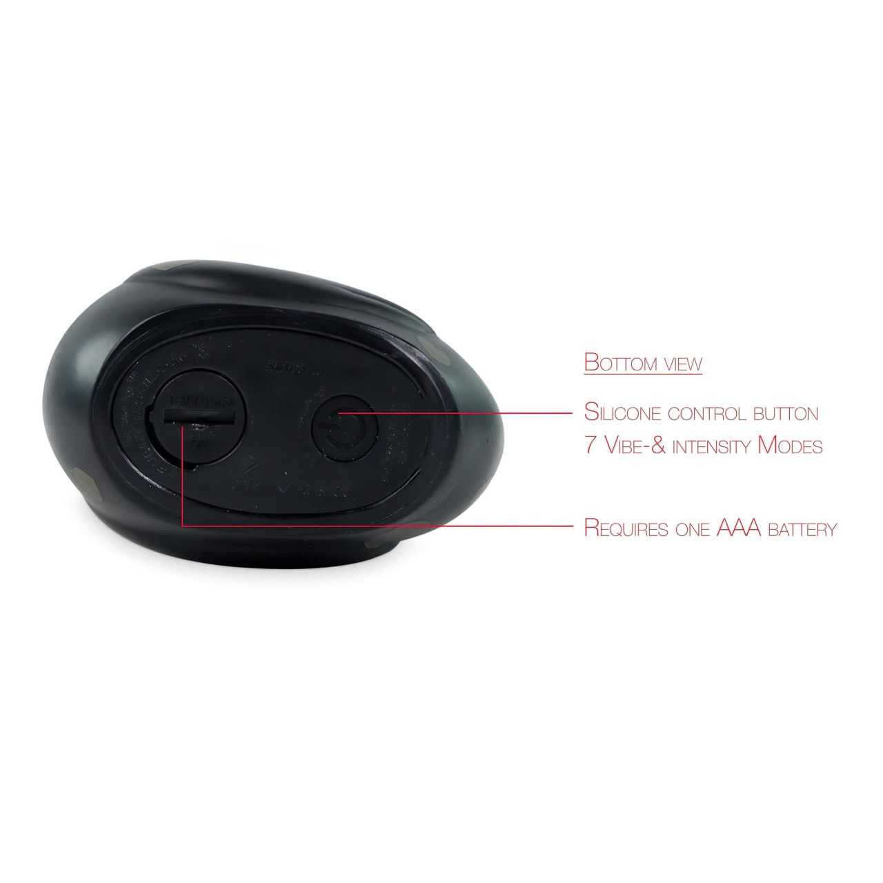 My Duckie Romance 2.0 - csikló vibrátor (fekete-arany)