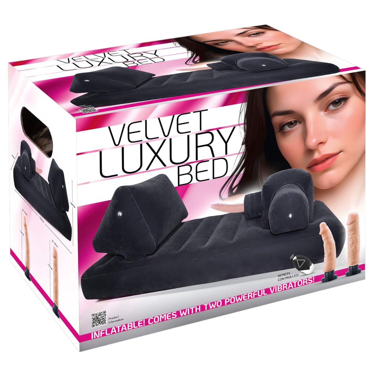 You2Toys Velvet Luxury - szexgép, beépített ággyal (fekete) You2Toys Velvet Luxury - szexgép, beépített ággyal (fekete)