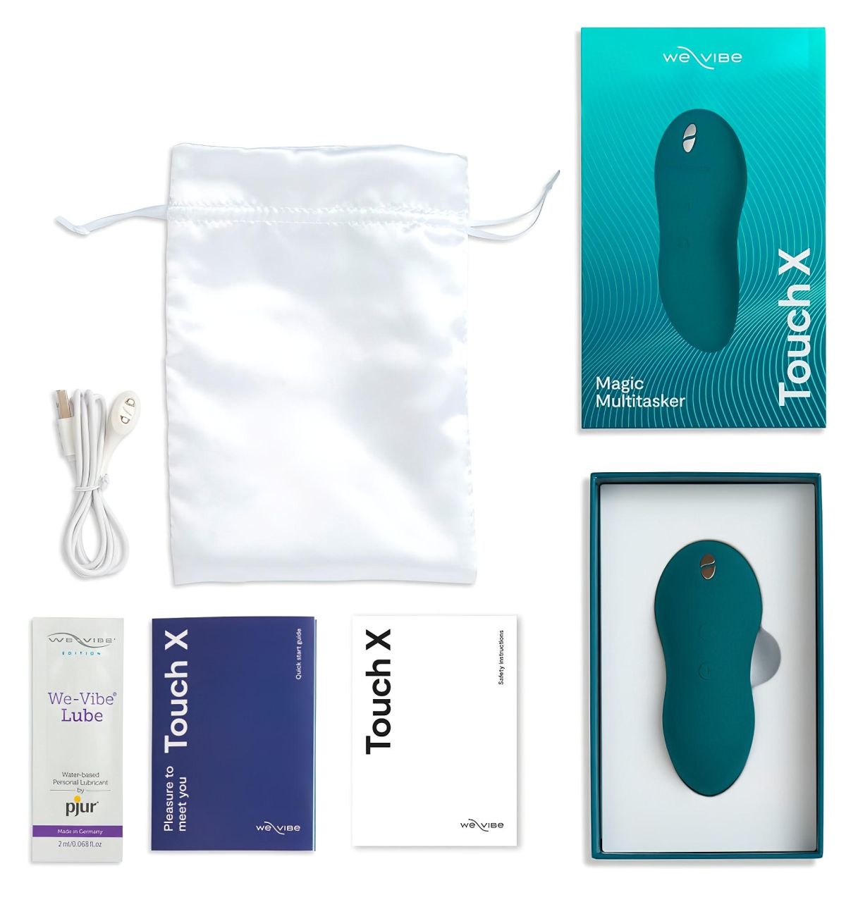 We-Vibe Touch X - akkus, vízálló csikló vibrátor (zöld)