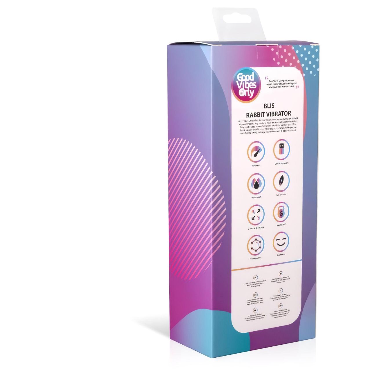 Good Vibes Only Blis Rabbit - csiklókaros vibrátor (türkiz)