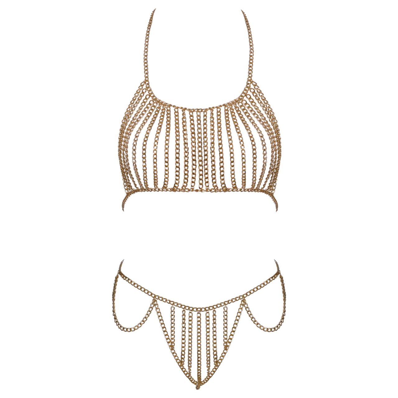 Cottelli - láncos testdísz (arany)