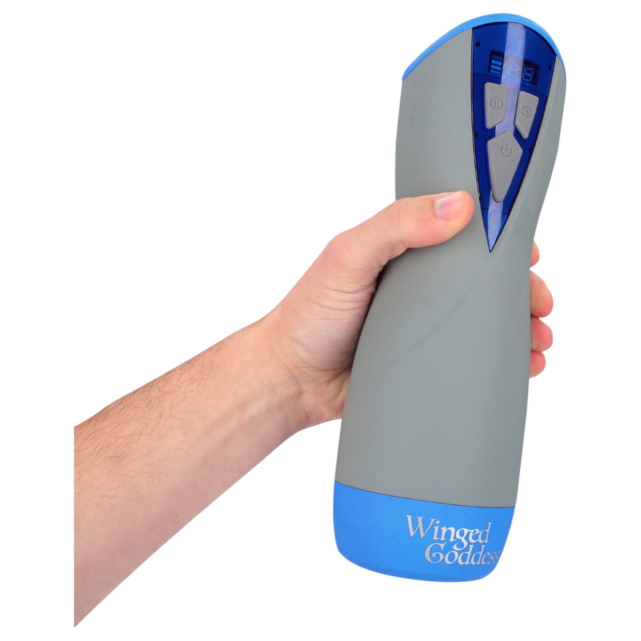 Masturs Eloa - szívó-rezgő AR maszturbátor (kék)