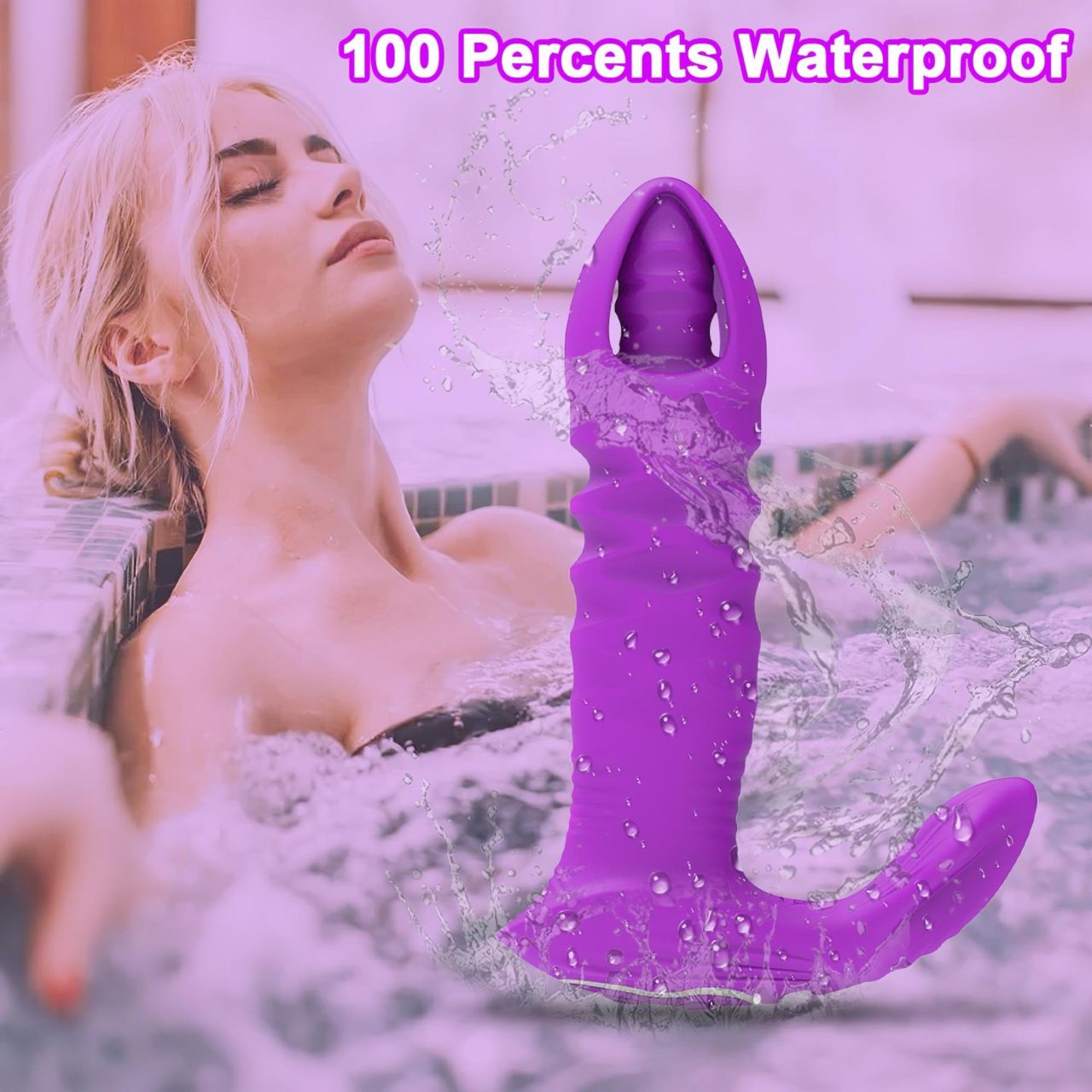 AlvUp - okos lökő análvibrátor (lila)