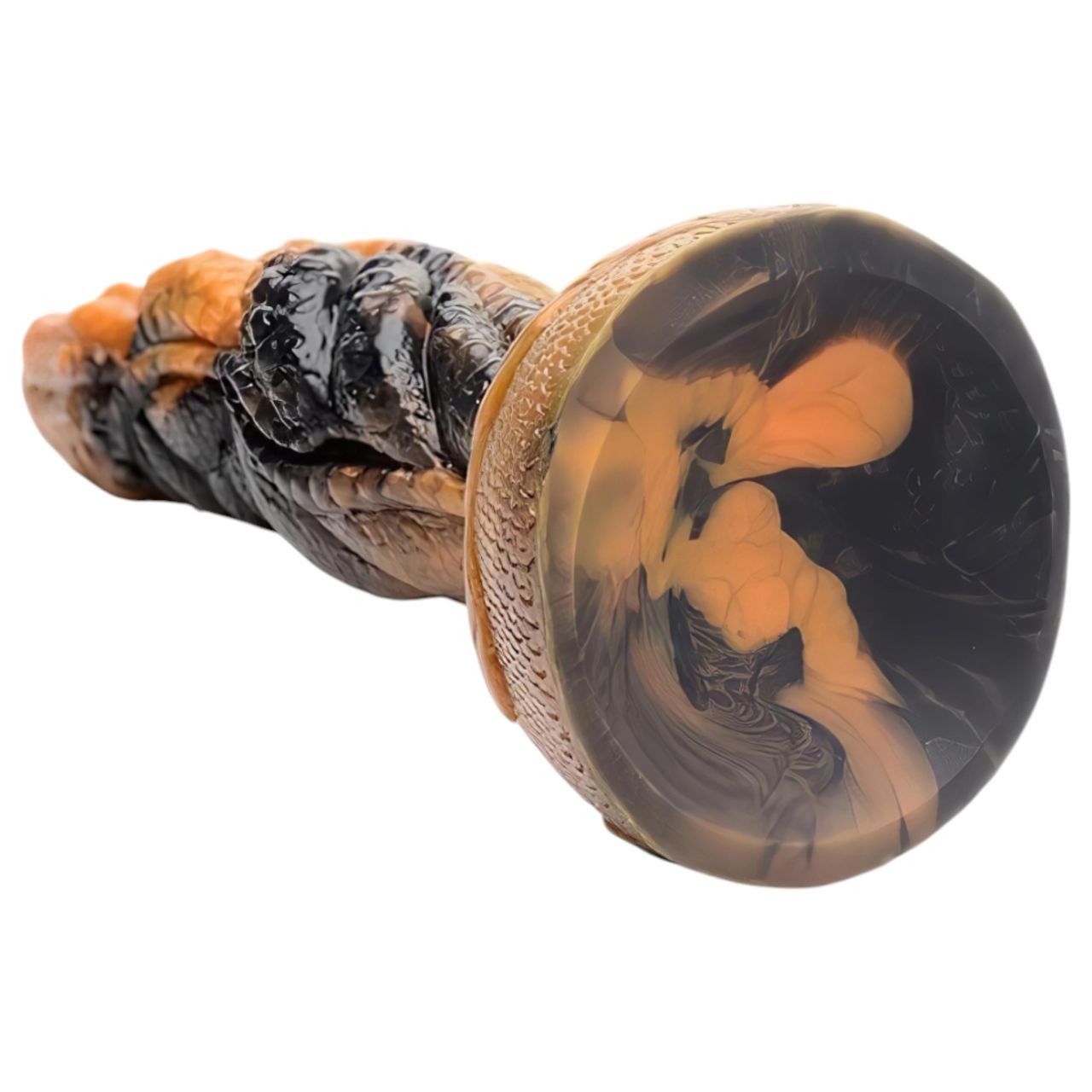 Creature Cocks Ravager - textúrált szilikon dildó - 20cm (narancs) Creature Cocks Ravager - textúrált szilikon dildó - 20cm (narancs)