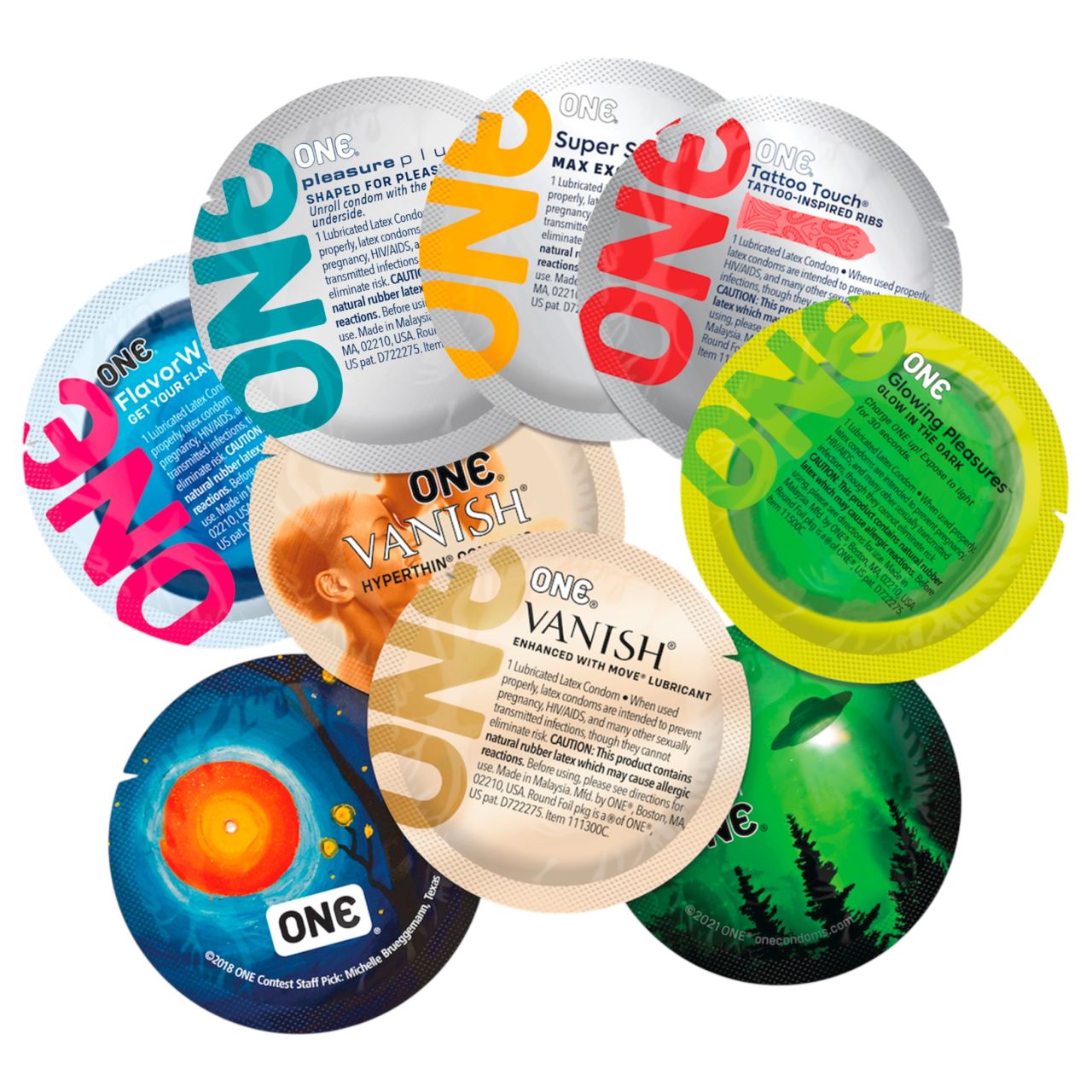 ONE Mixed Pleasures - óvszer csomag (12db) ONE Mixed Pleasures - óvszer csomag (12db)