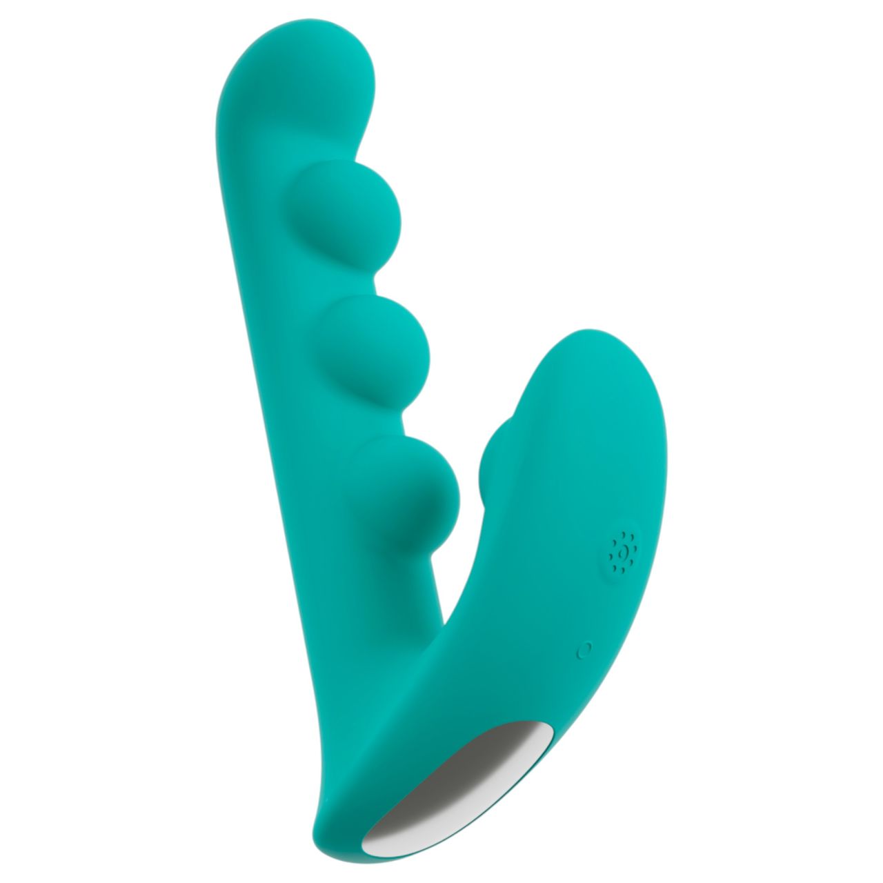 Beau Coeur Sylora - gyöngyös 2in1 vibrátor (zöld) Beau Coeur Sylora - gyöngyös 2in1 vibrátor (zöld)
