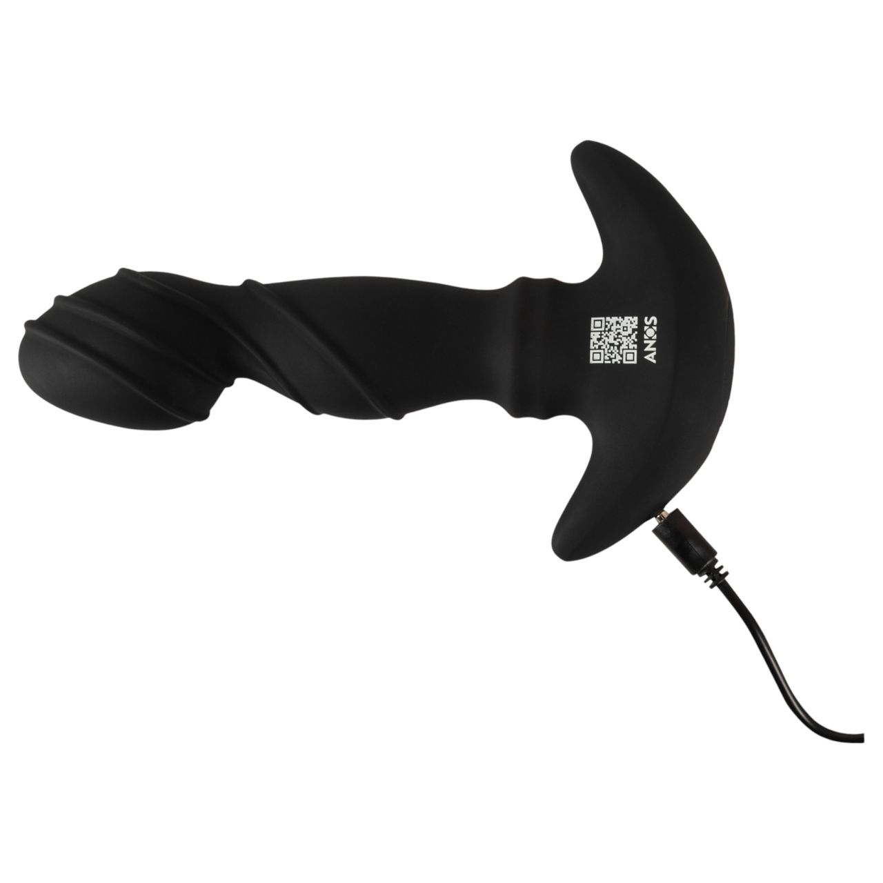 ANOS - mozgó gyűrűs prosztata vibrátor (fekete)