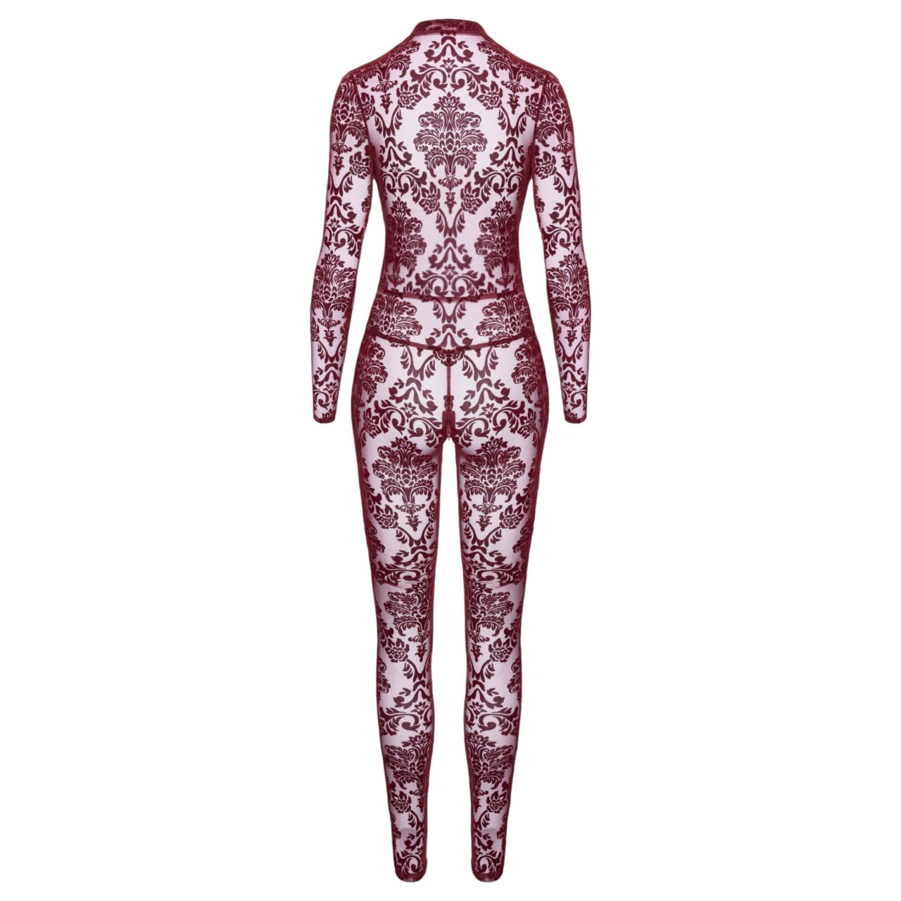 Noir Kink Royal - áttetsző cicaruha (piros)