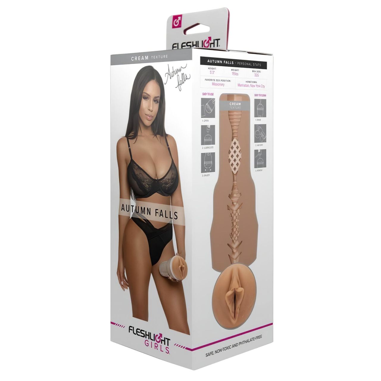 Fleshlight Autumn Falls Cream - élethű vagina (testszínű)