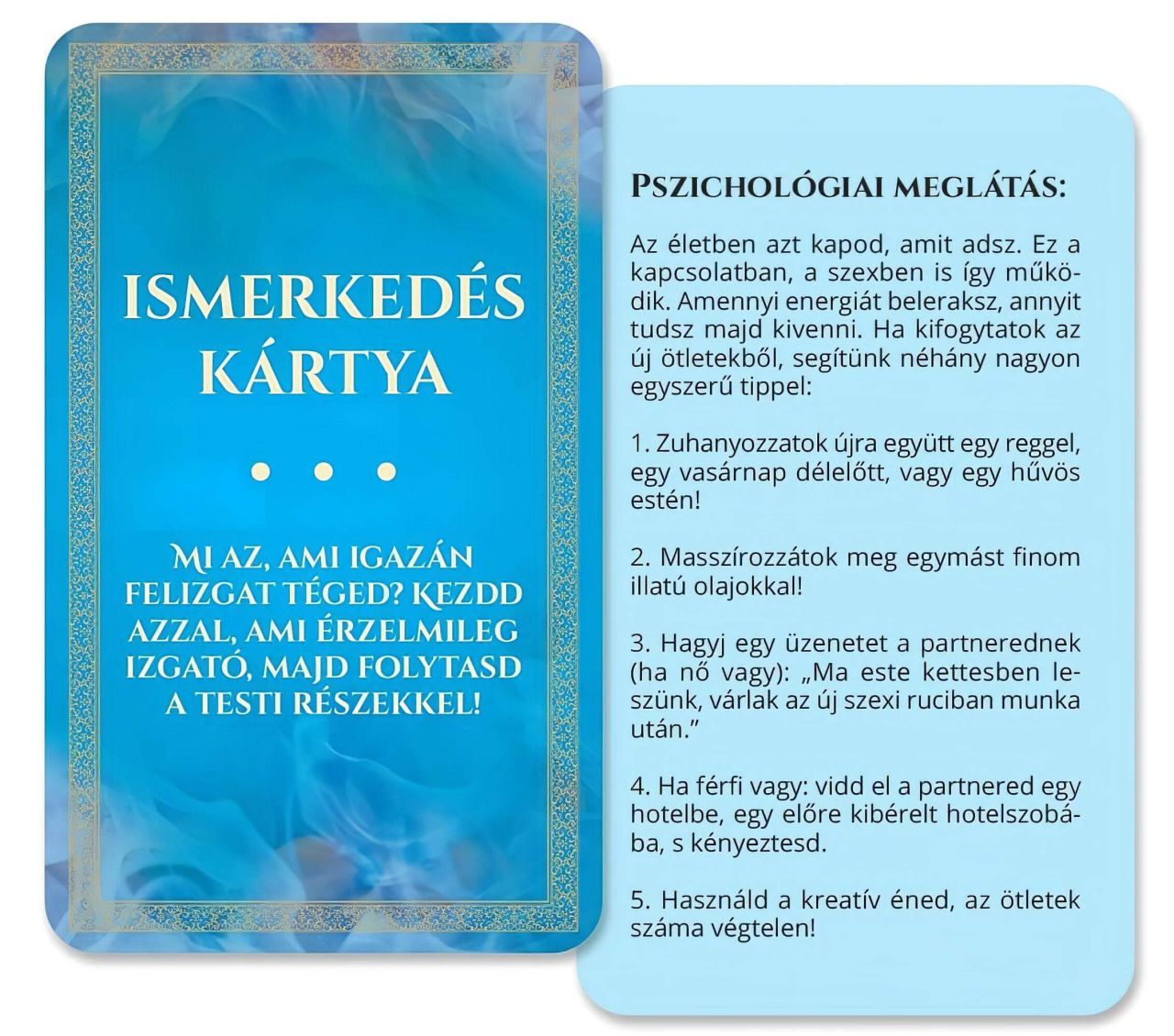 Érzékek Játéka - felnőtt szex társasjáték