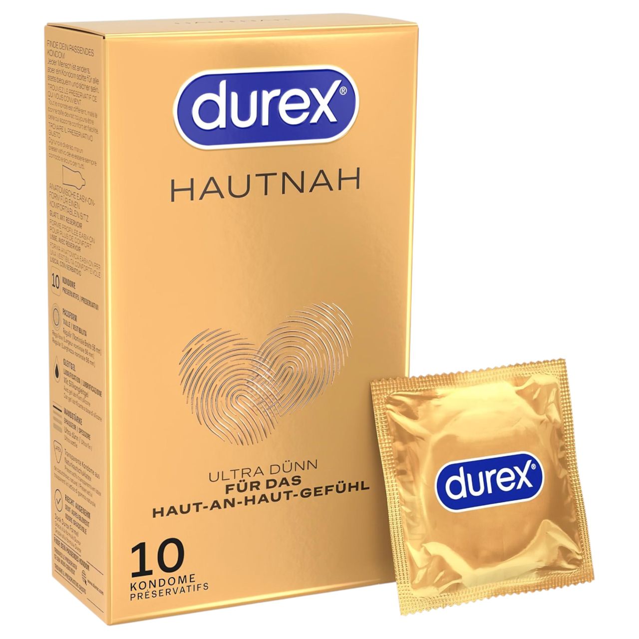 Durex Hautnah - extra vékony óvszer (10db) Durex Hautnah - extra vékony óvszer (10db)