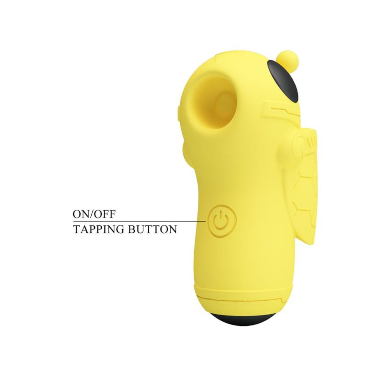 Pretty Love Magic Bee - csiklóizgató ujjvibrátor (sárga)