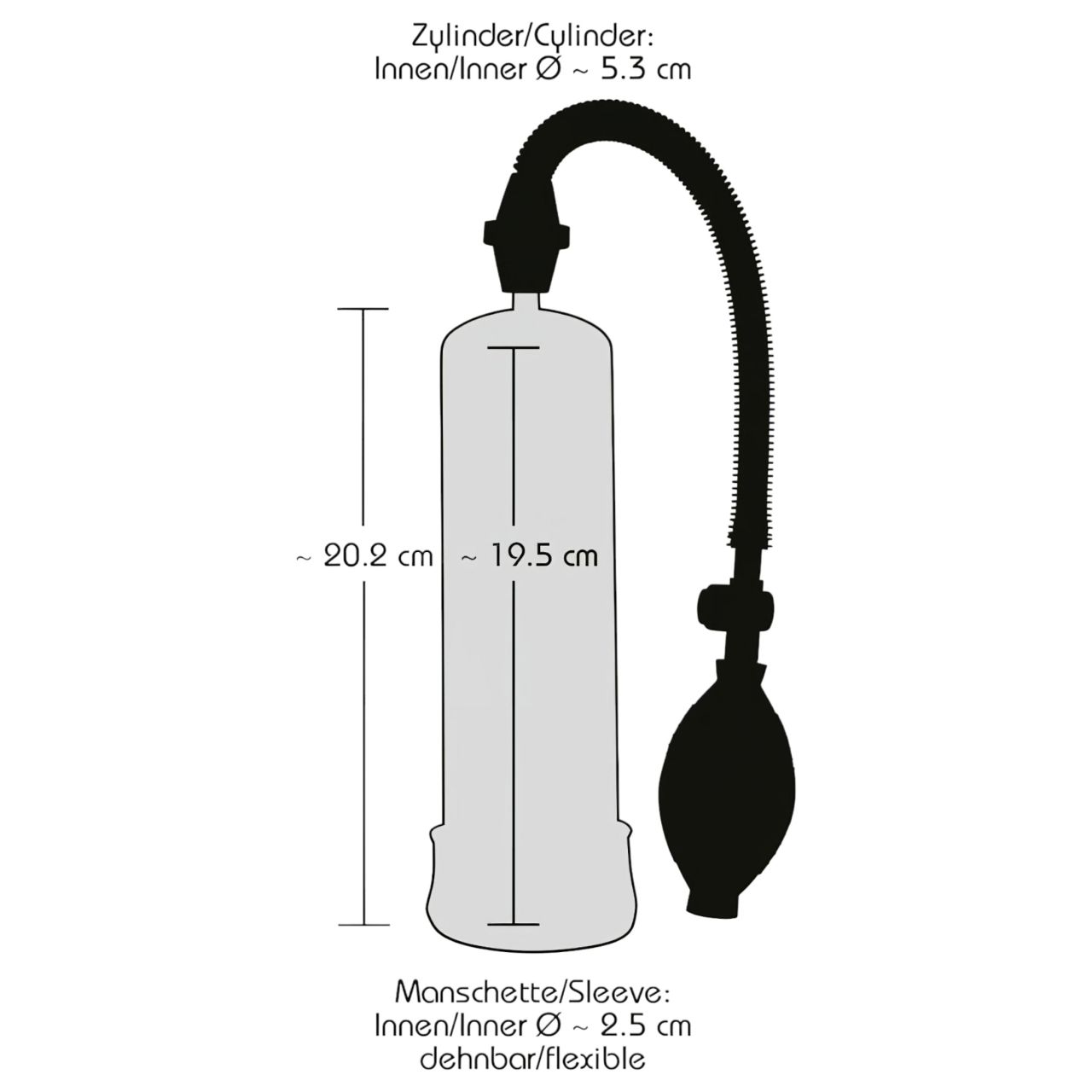 Bang Bang péniszpumpa - fekete
