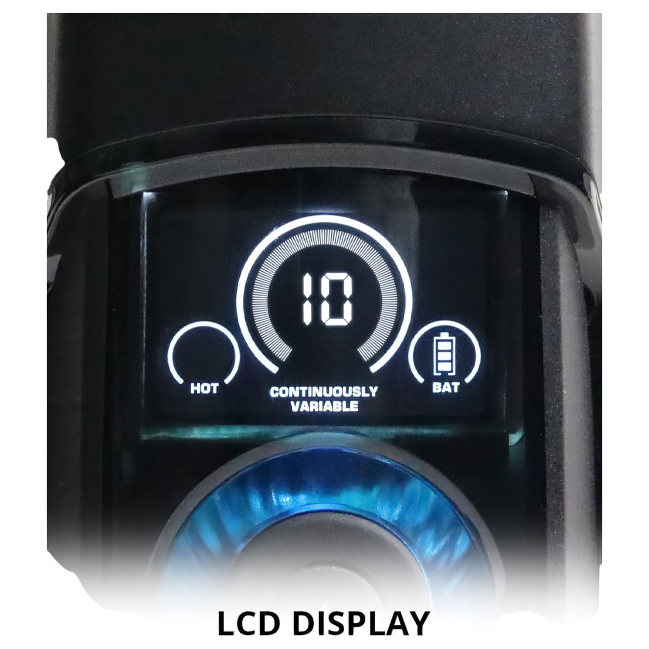 Leten SM320 - nyögő, lökő, melegítő maszturbátor (fekete)