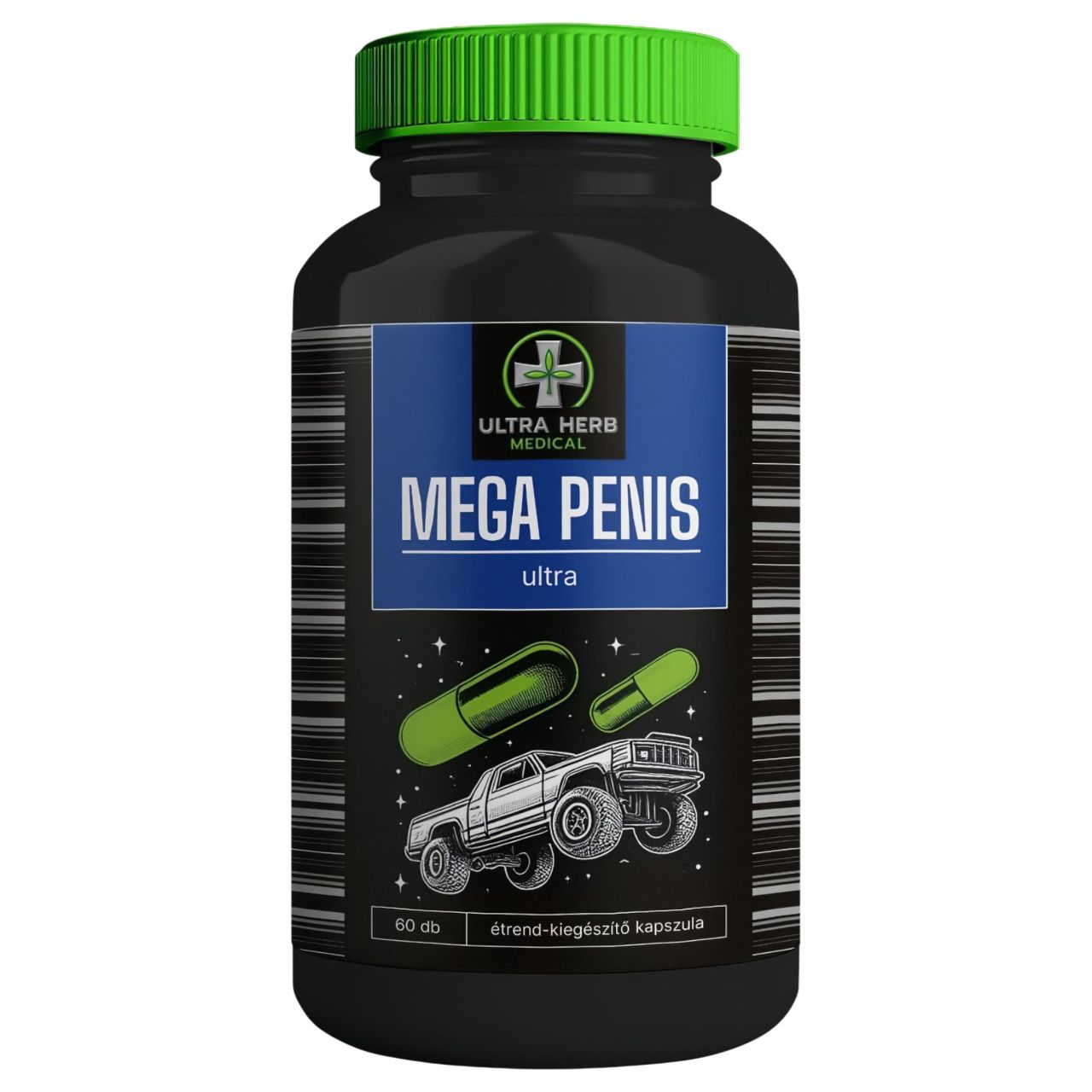 MEGA PENIS ultra - étrend-kiegészítő kapszula férfiaknak (60db)