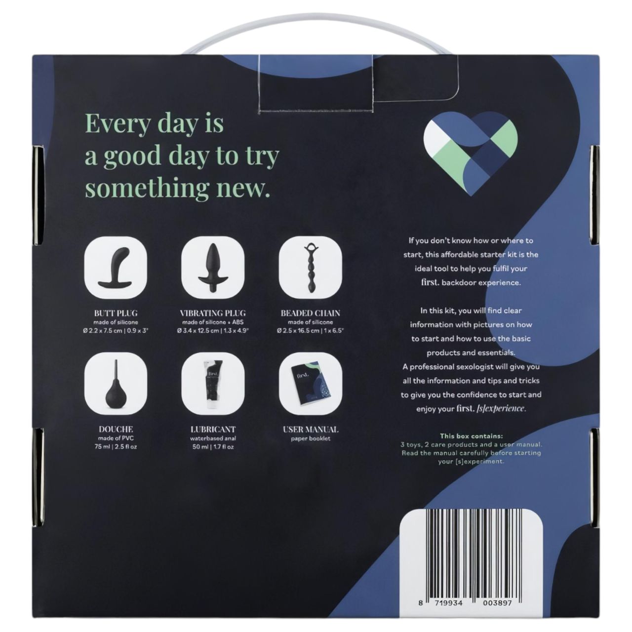 First. Backdoor kezdő anál készlet (5 részes) First. Backdoor kezdő anál készlet (5 részes)