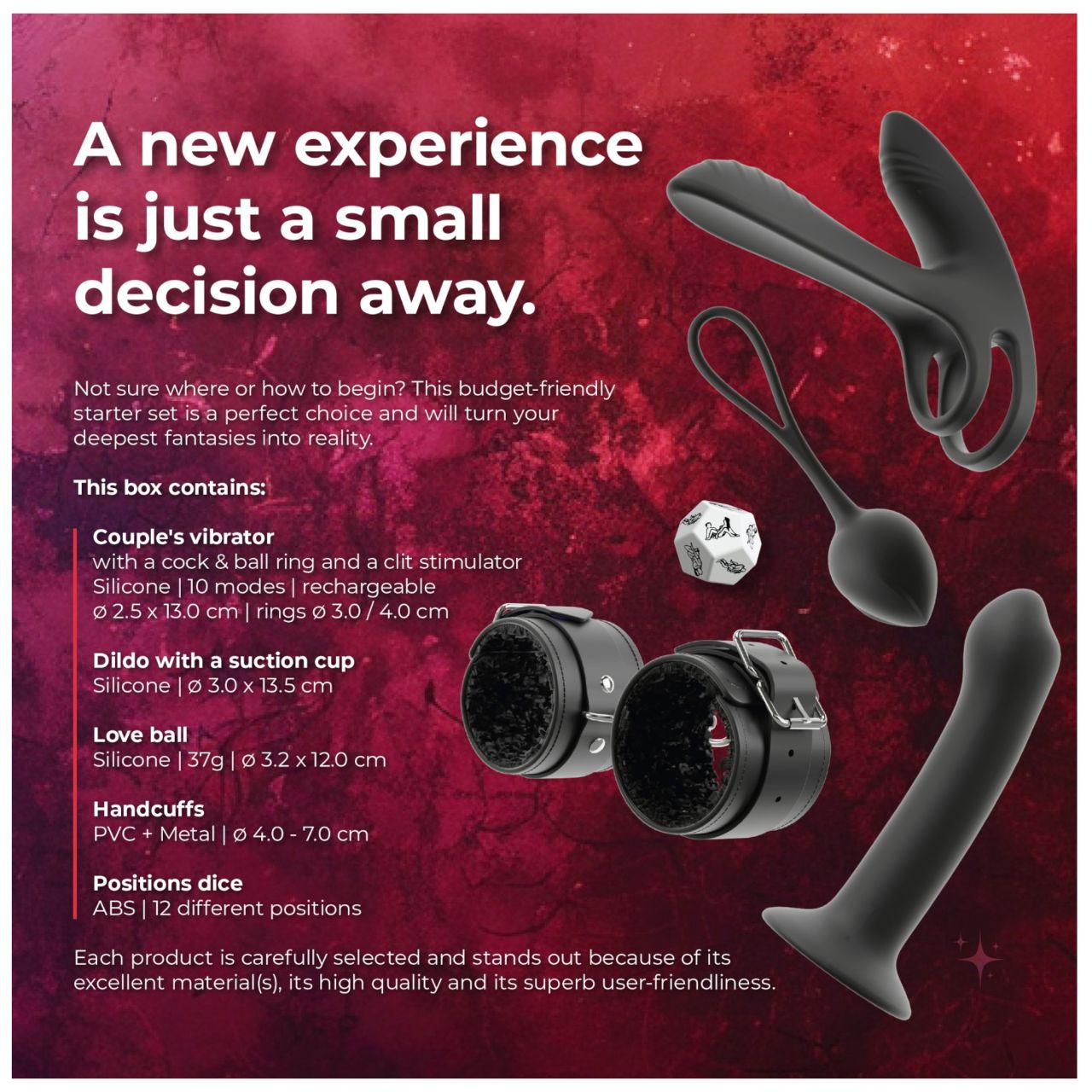 Magic Shiver Together - szexkészlet pároknak (5 részes)