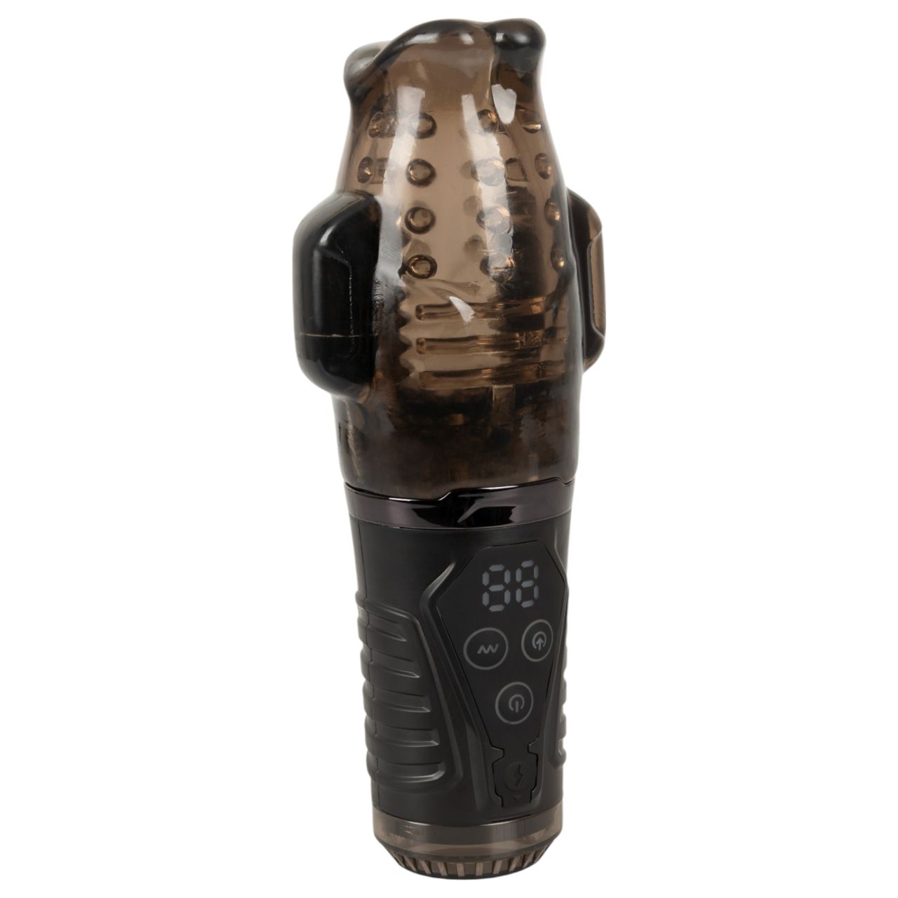 Stroker - szívó, rezgő maszturbátor (szürke)