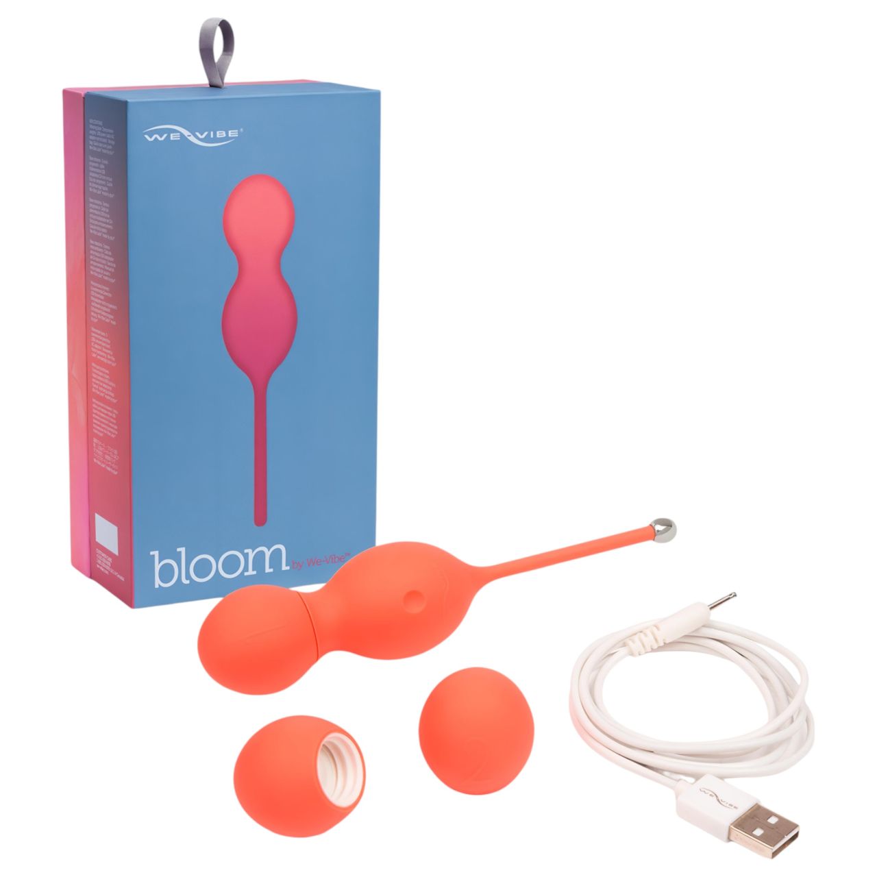 We-Vibe Bloom - gésagolyó cserélhető súlyokkal (narancs) We-Vibe Bloom - gésagolyó cserélhető súlyokkal (narancs)