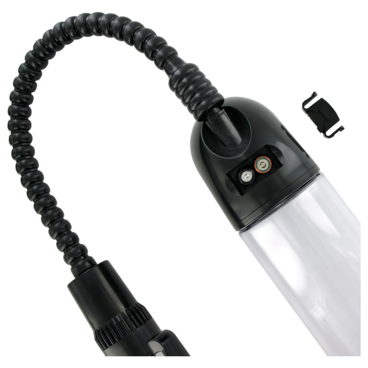 / XLSUCKER - digitális potencia- és péniszpumpa (átlátszó)