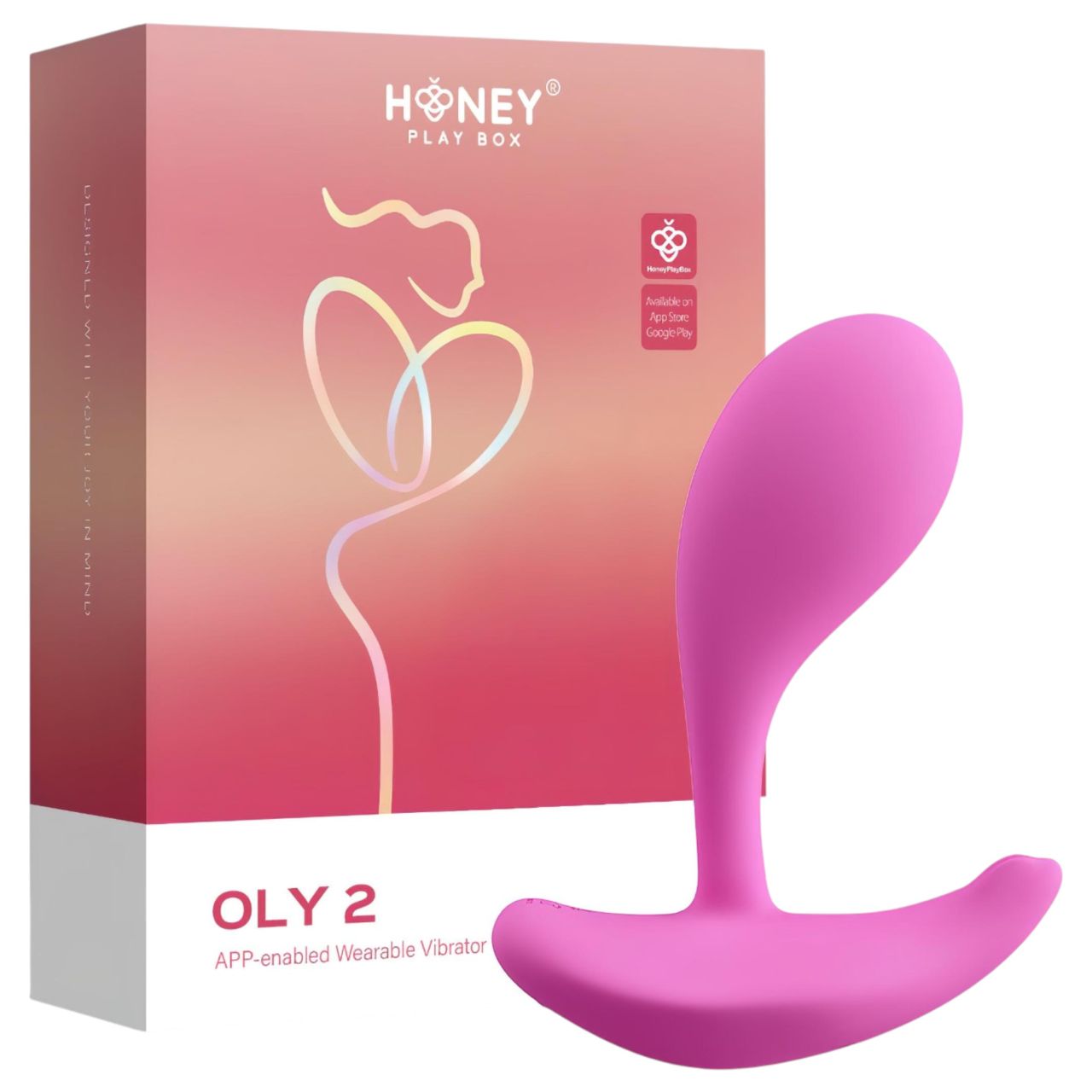 Honey Play Box Oly 2 - app-vezérelt G-pont és csiklóizgató vibrátor (pink)