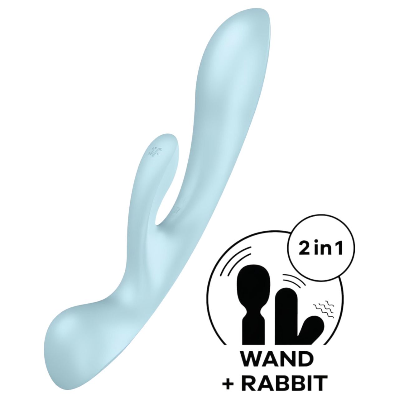 / Satisfyer Triple Oh - akkus, csiklókaros vibrátor (kék)