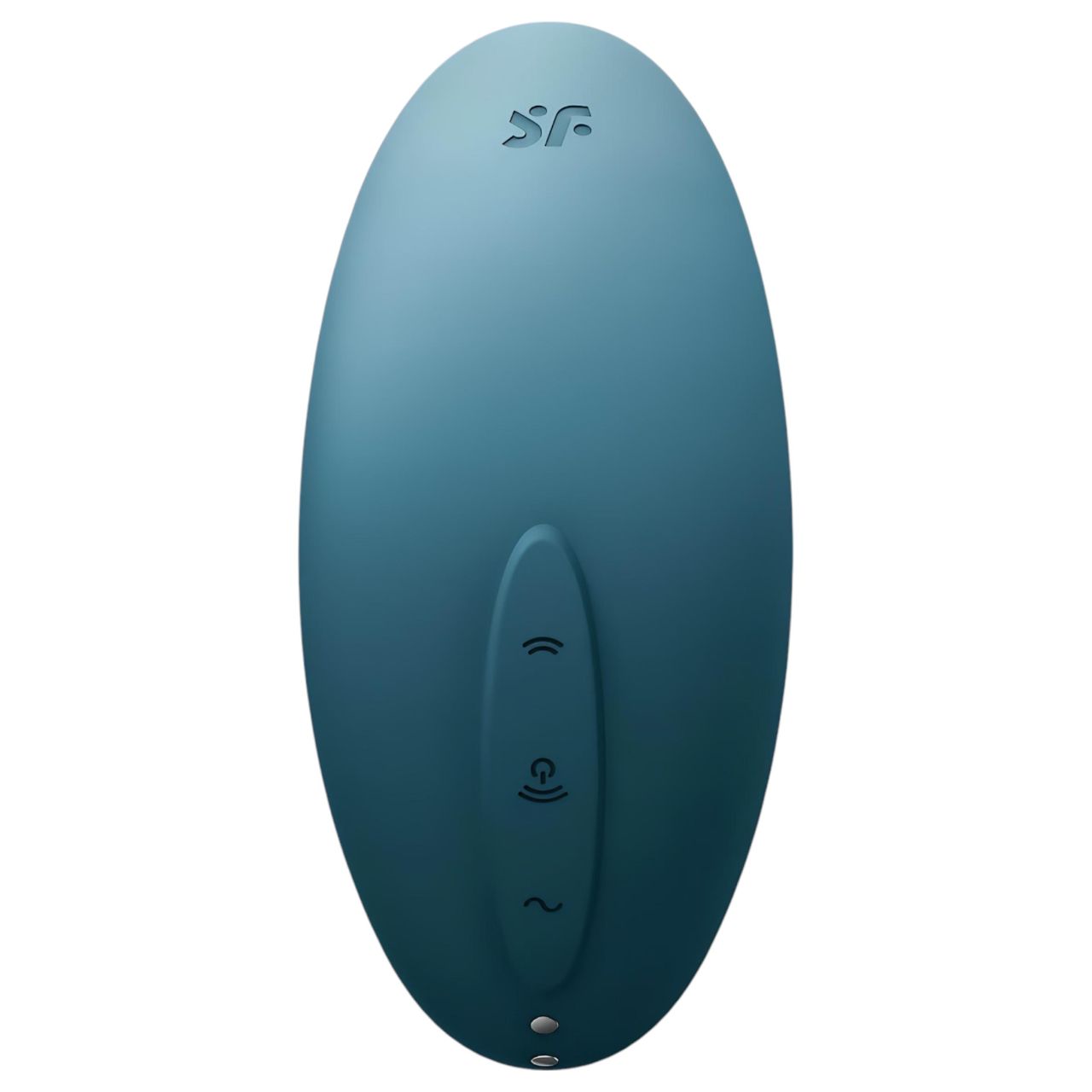 Satisfyer Vulva Lover 2 - akkus léghullámos csikló vibrátor (kék)