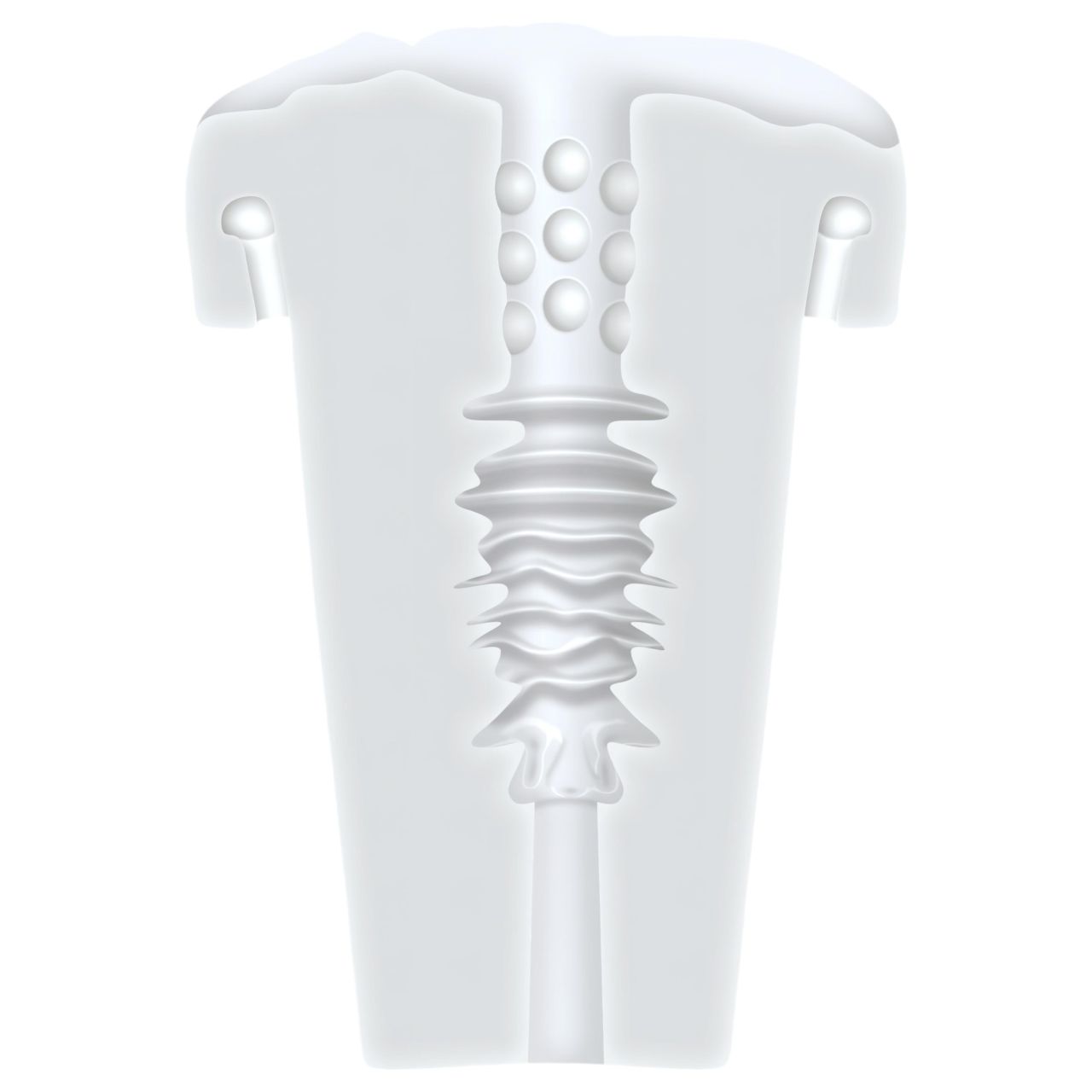 Zero Tolerance - akkus rezgő-szívó maszturbátor (átlátszó)