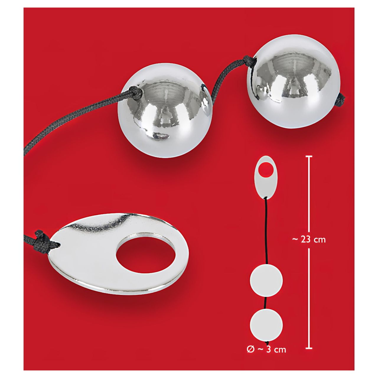 Bad Kitty - gésagolyó (ezüst) Bad Kitty - gésagolyó (ezüst)