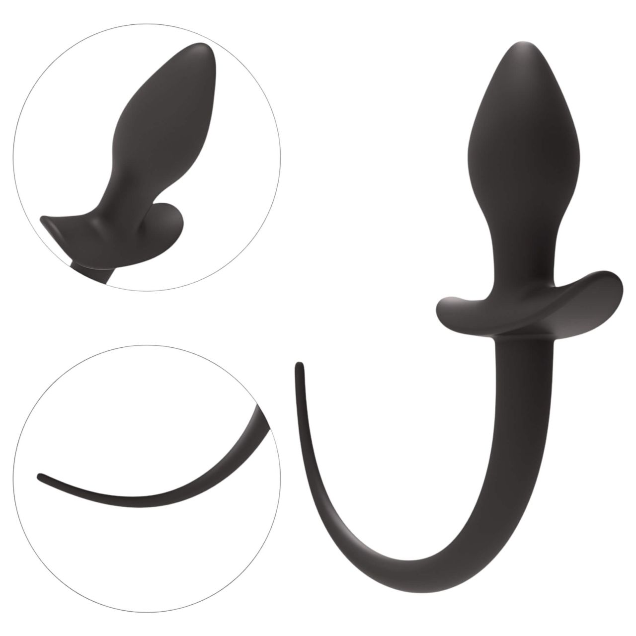 Wild Play - anál plug farokkal (fekete) Wild Play - anál plug farokkal (fekete)