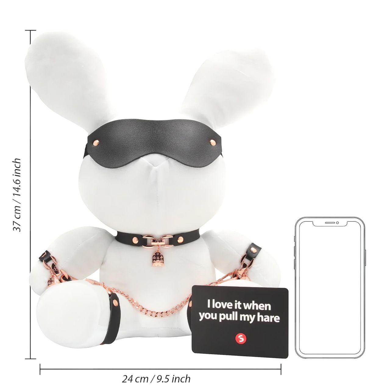 Bondage Rabbit - BDSM nyuszi (fehér) Bondage Rabbit - BDSM nyuszi (fehér)