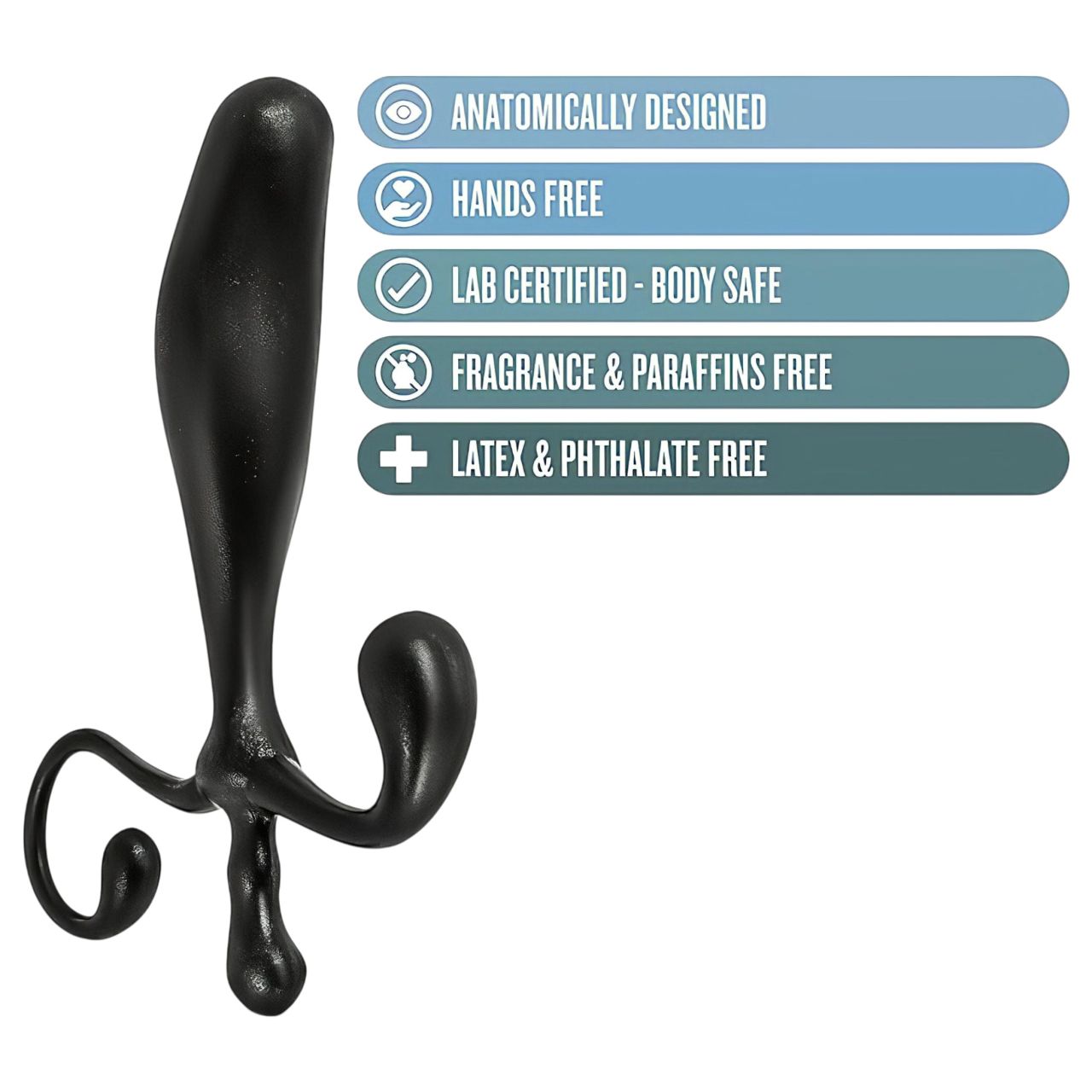 Anal Adventures - prosztata dildó (fekete) Anal Adventures - prosztata dildó (fekete)