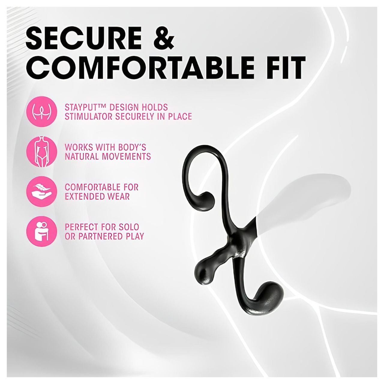 Anal Adventures - prosztata dildó (fekete) Anal Adventures - prosztata dildó (fekete)